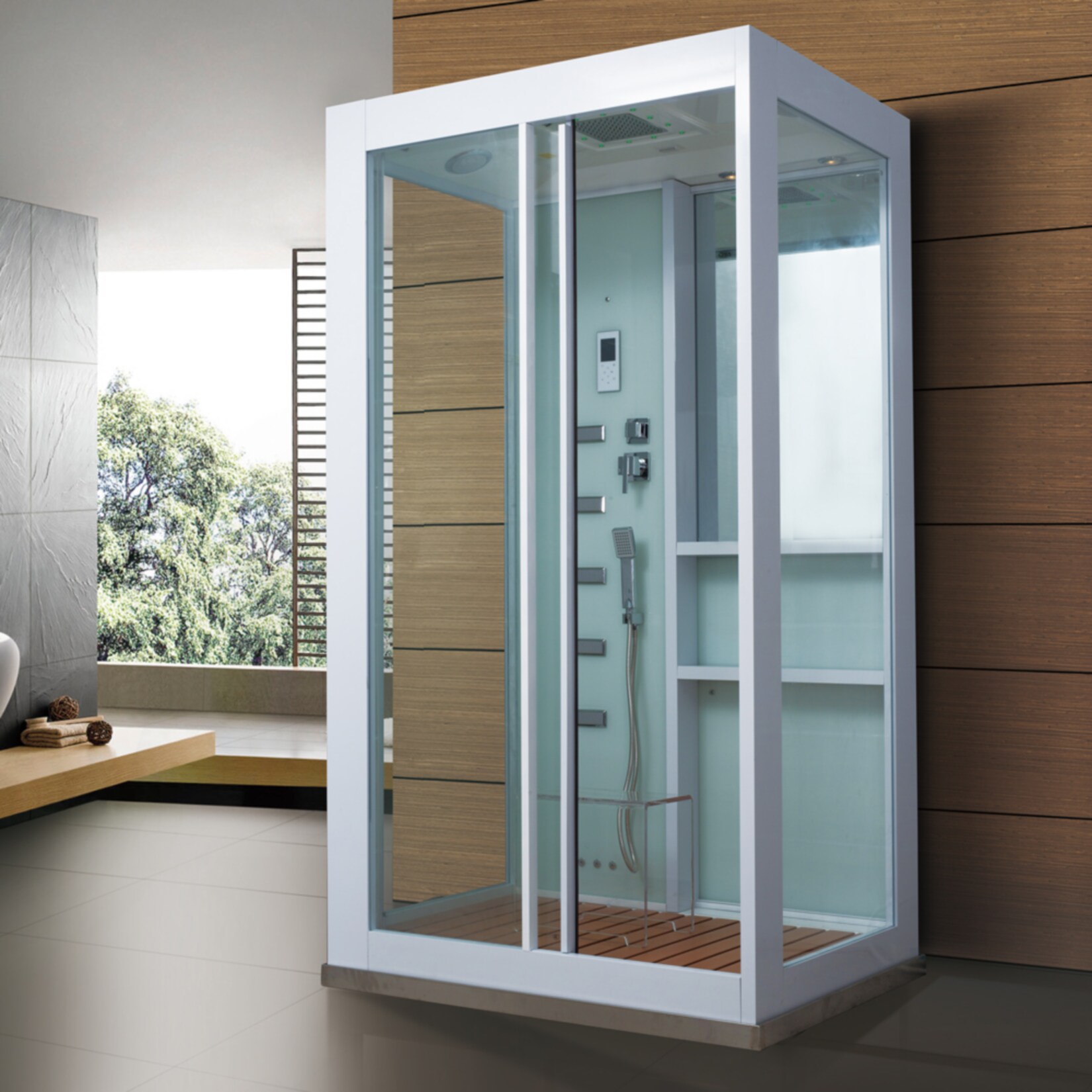 Home Deluxe White Luxory XL Dampfduschkabine - Bild 1