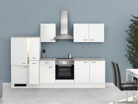 Netto cm Wito 6091 bei Flex-Well kaufen Küchenzeile G-300-2504 online Haube 300 +
