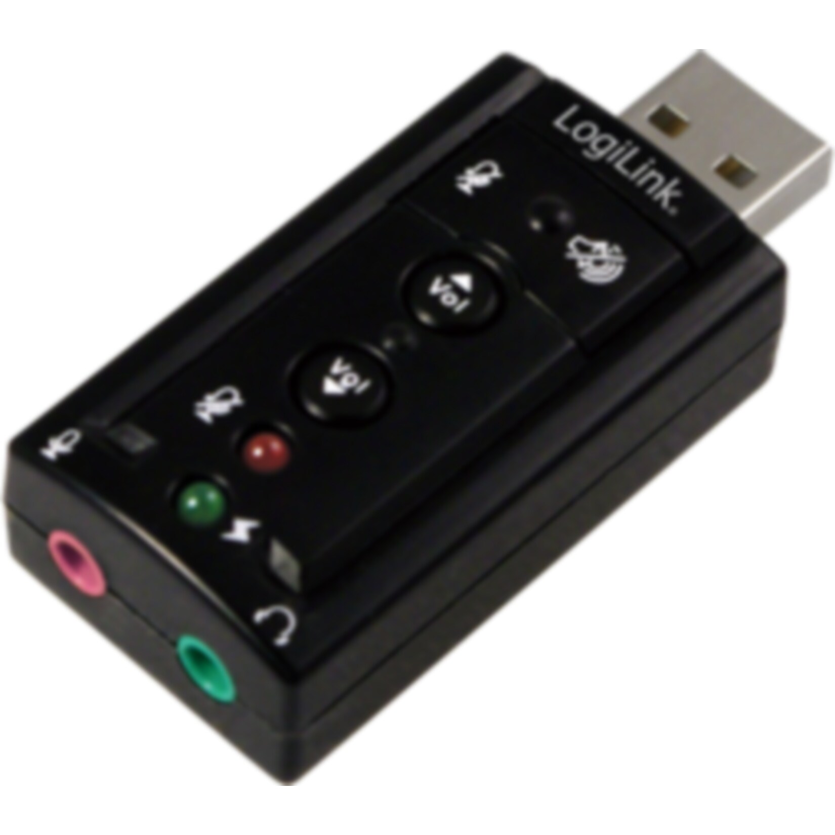 LogiLink UA0078 USB Soundkarte mit Virtual 7.1 Soundeffekt