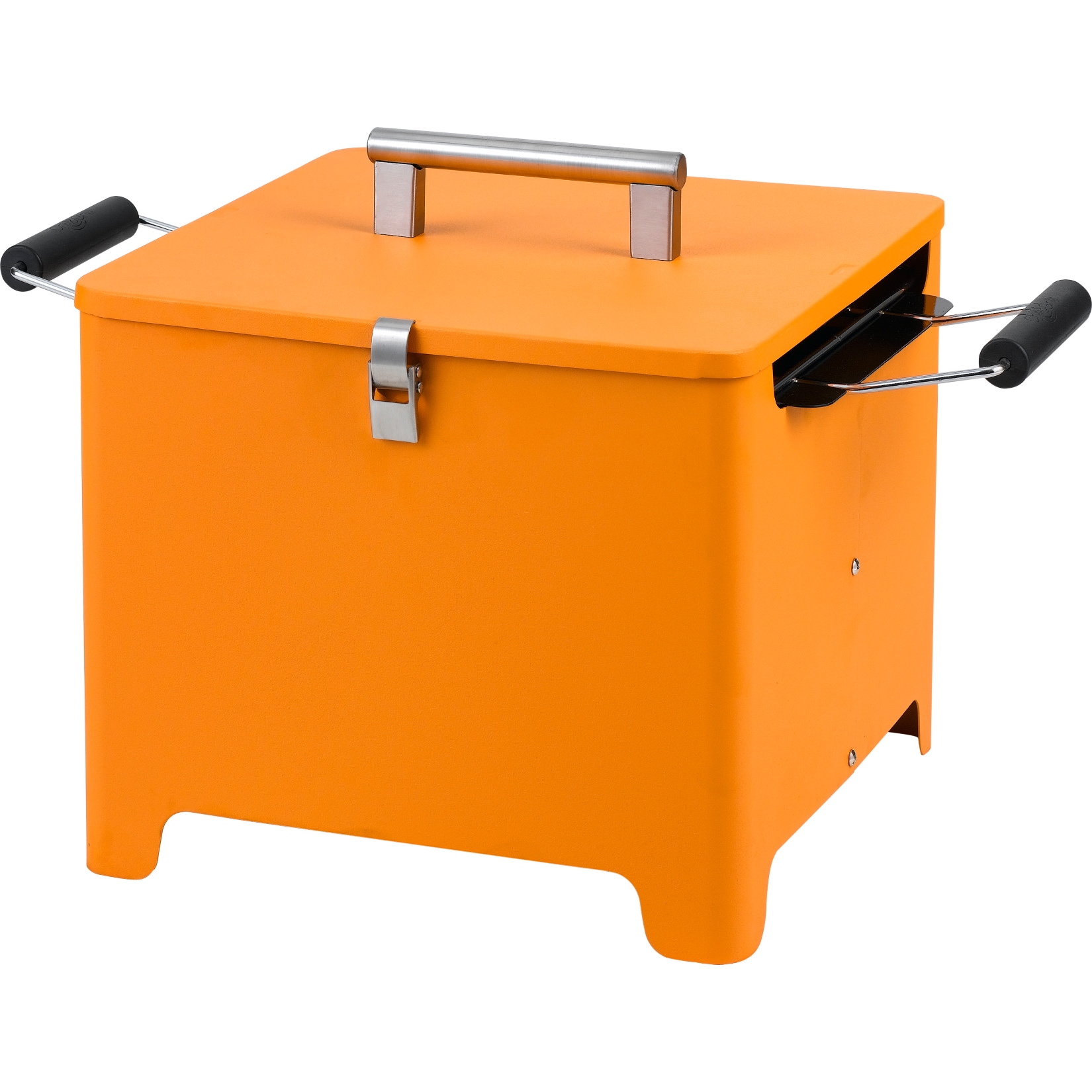 Tepro "Cube" Chill&Grill Holzkohlegrill - orange - Bild 1