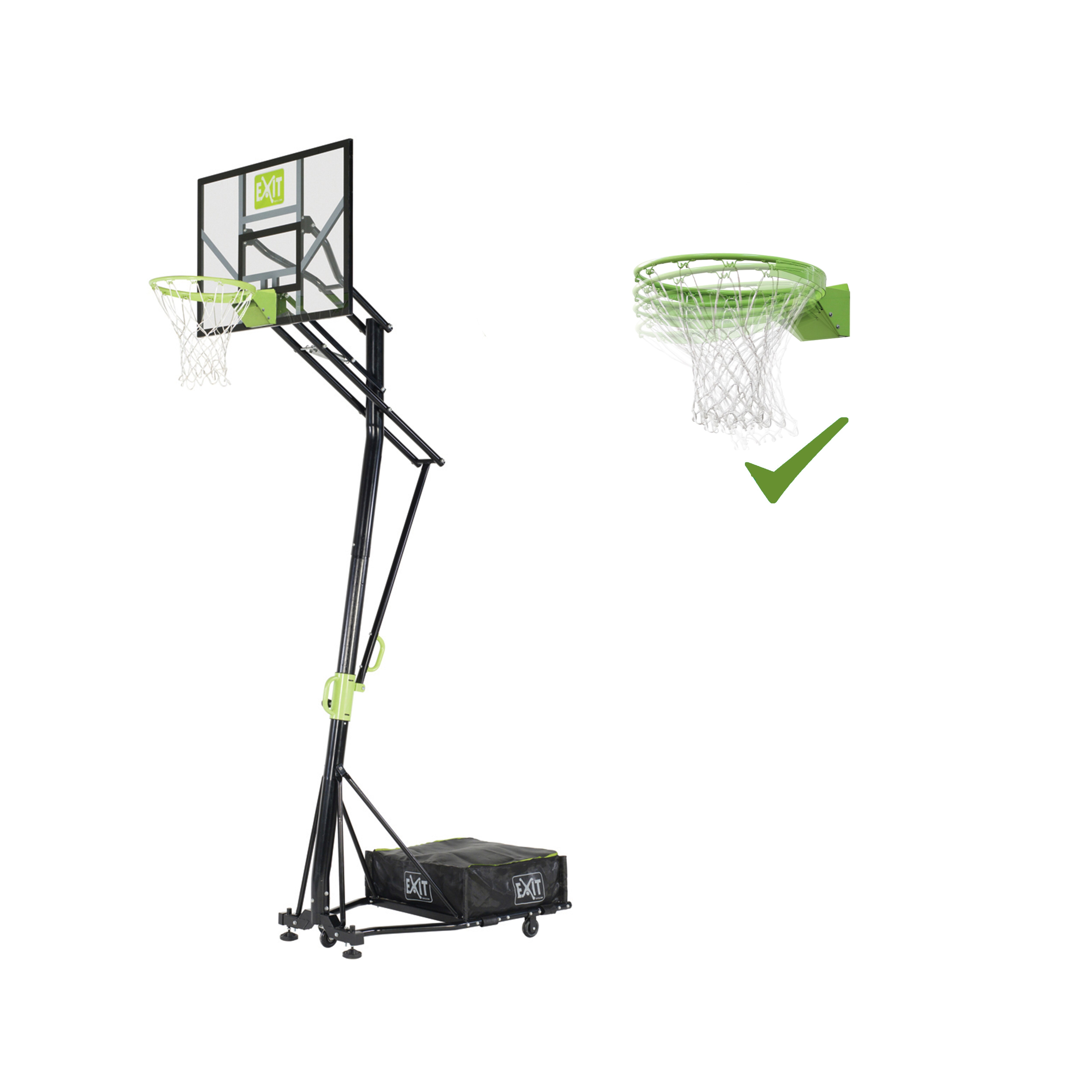 EXIT Galaxy Portable Basketballkorb mit dunkring - Bild 1