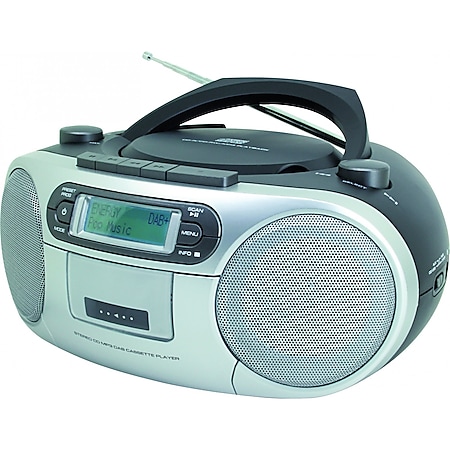 Soundmaster SCD7900SW DAB+ Boombox mit CD/MP3 und Kassette - schwarz - Bild 1