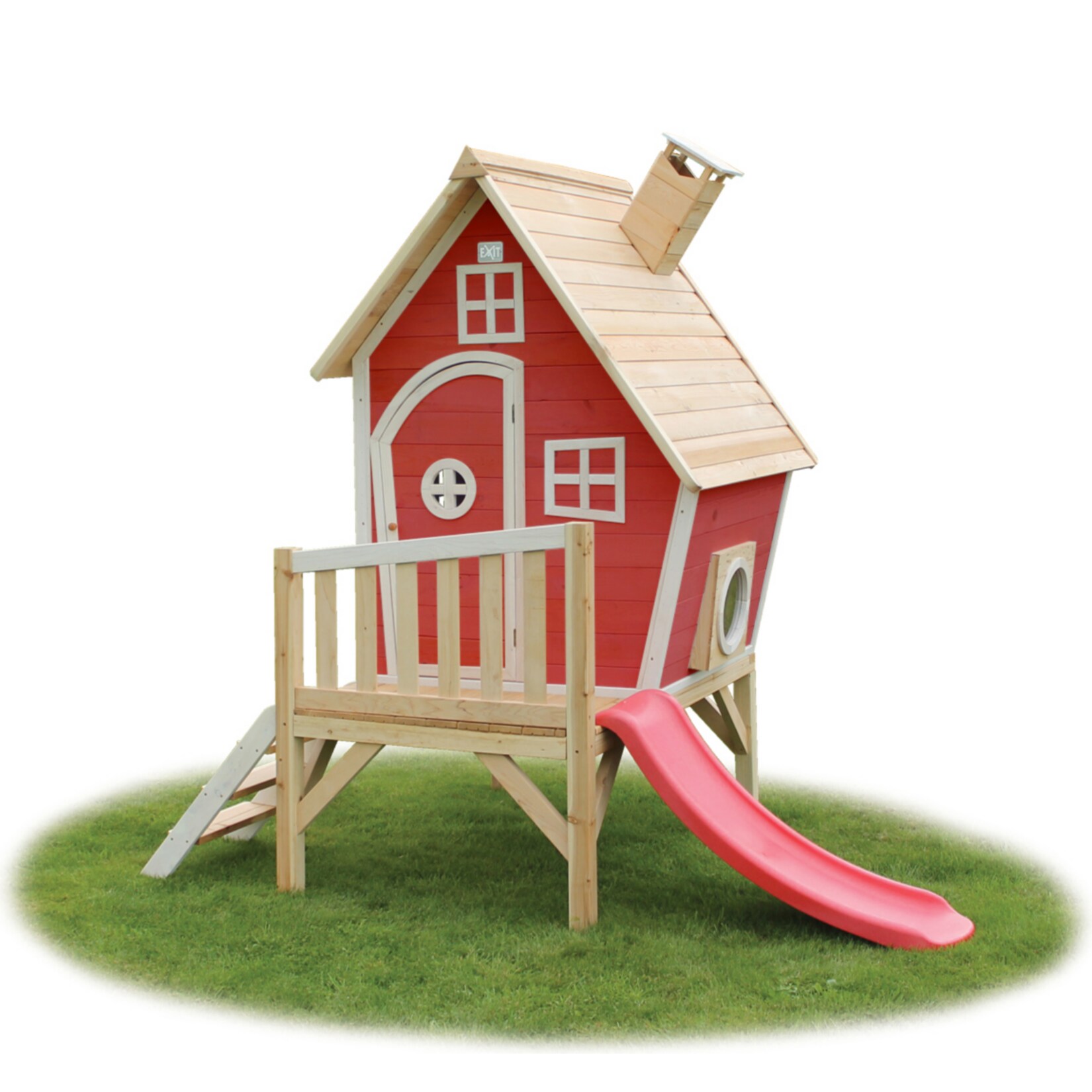 EXIT Fantasia 300 Holzspielhaus Rotbraun - Bild 1