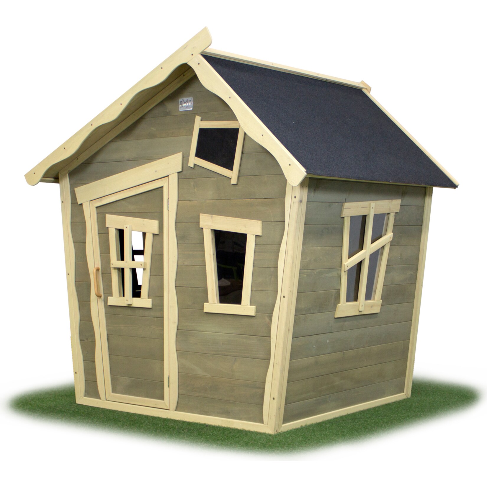 EXIT Crooky 100 Holzspielhaus – graubeige | 08718469466559