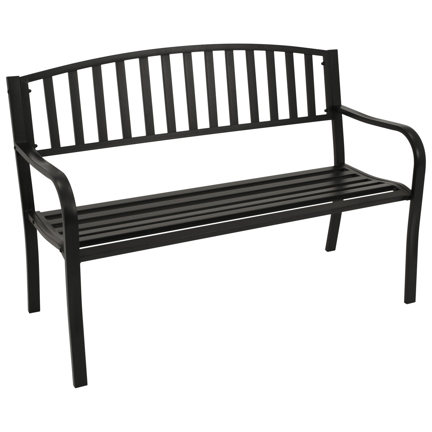 Bank NEWPORT 2-sitzer, Metall schwarz - Bild 1