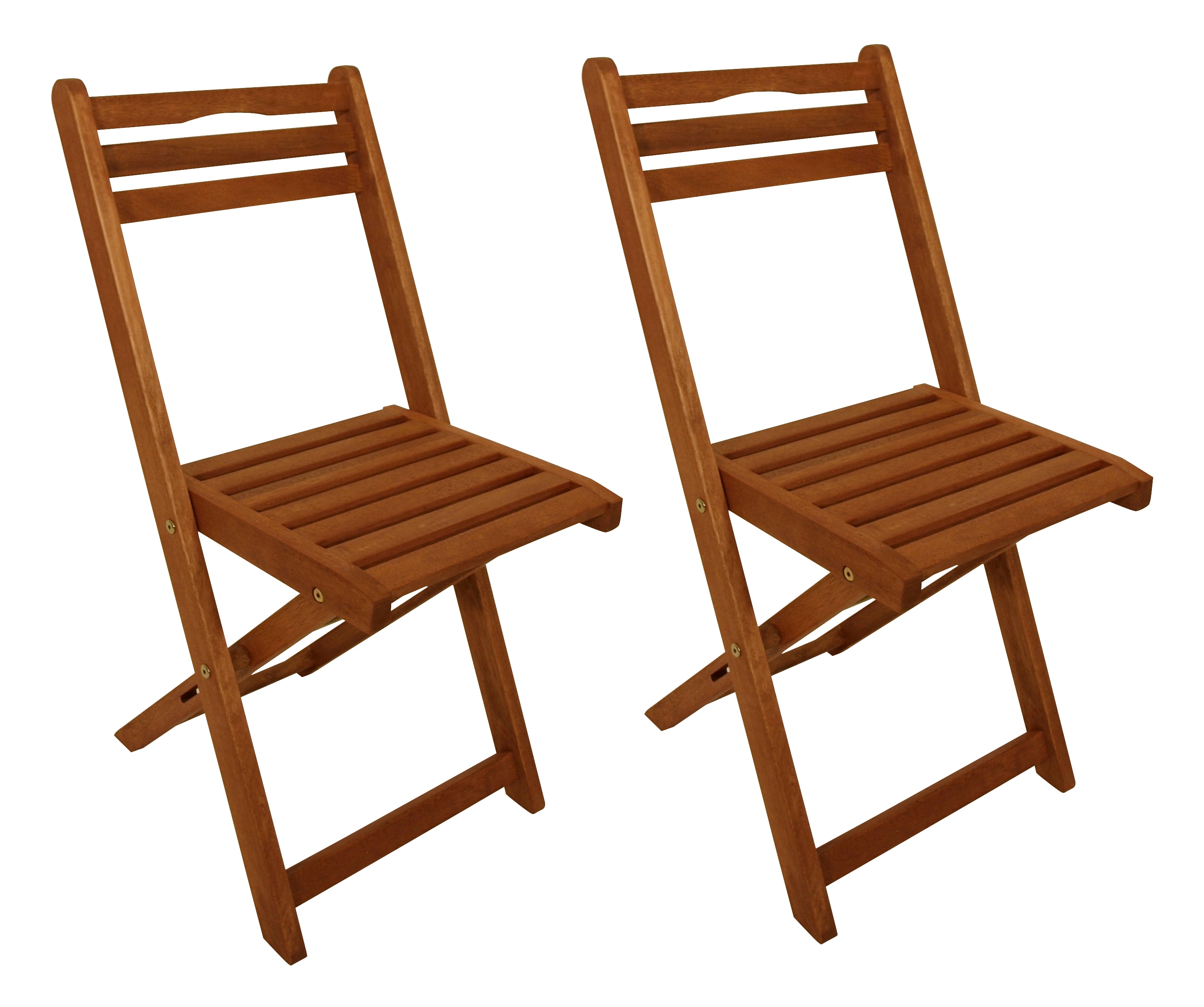 Klappstuhl PORTO, Eukalyptus ge&ouml;lt, FSC&reg;-zertifiziert, 2 St&uuml;ck - Bild 1