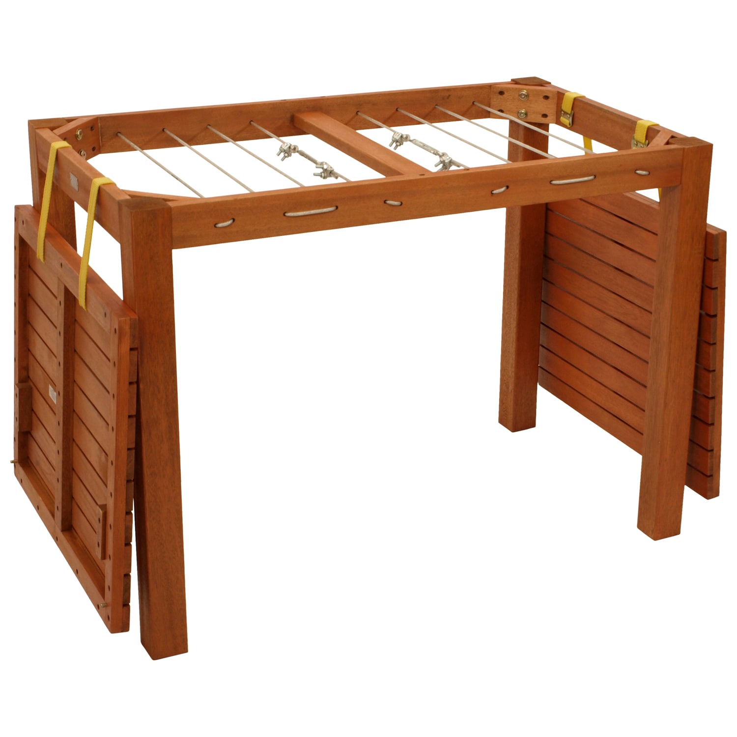 Funktions - Gartentisch mit W&auml;schest&auml;nderfunktion, 100x60x74,5cm, Eukalyptus, FSC&reg;-zertifiziert - Bild 1