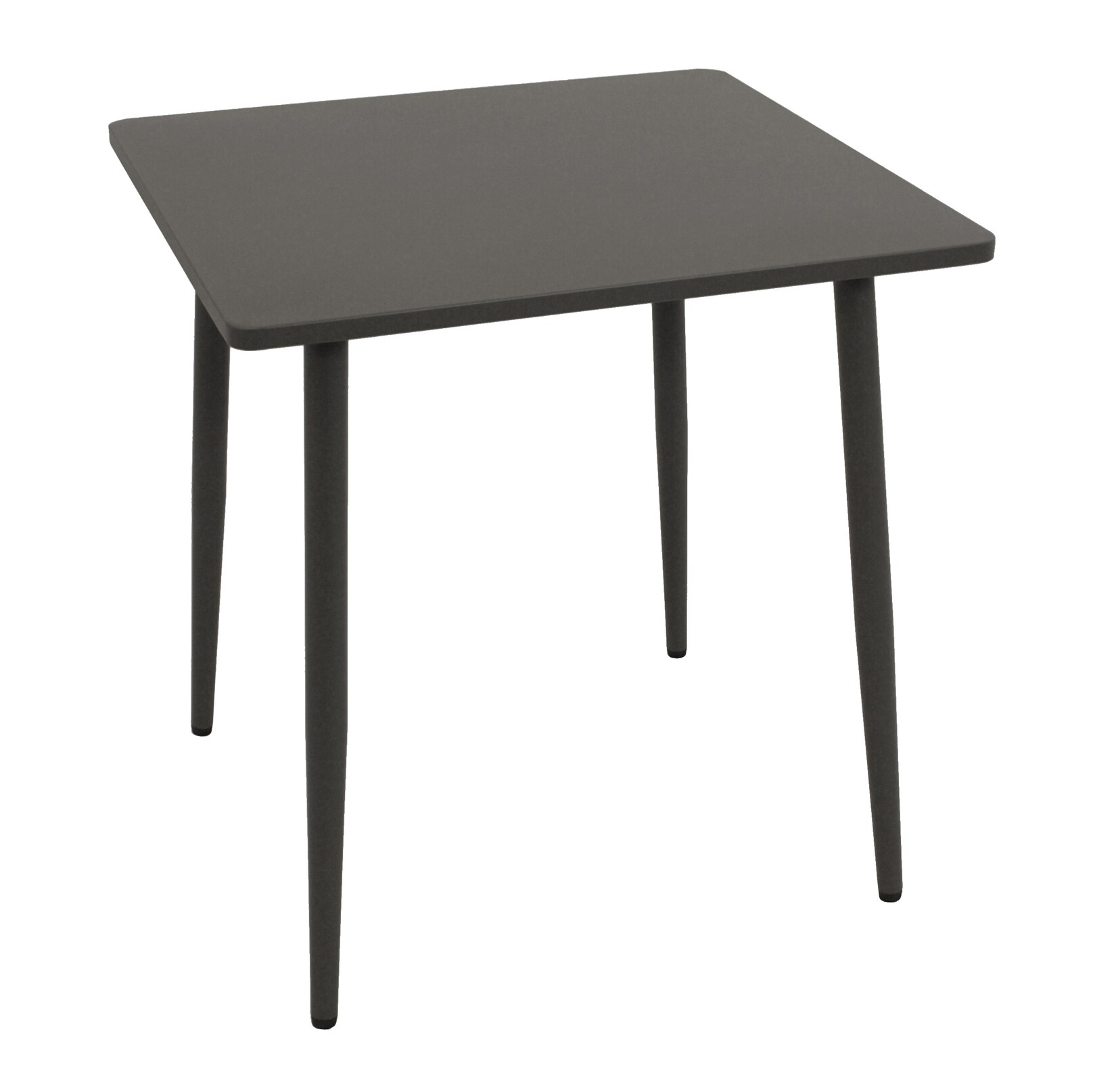 Bistrotisch DENVER 70x70cm quadratisch, Metall anthrazit