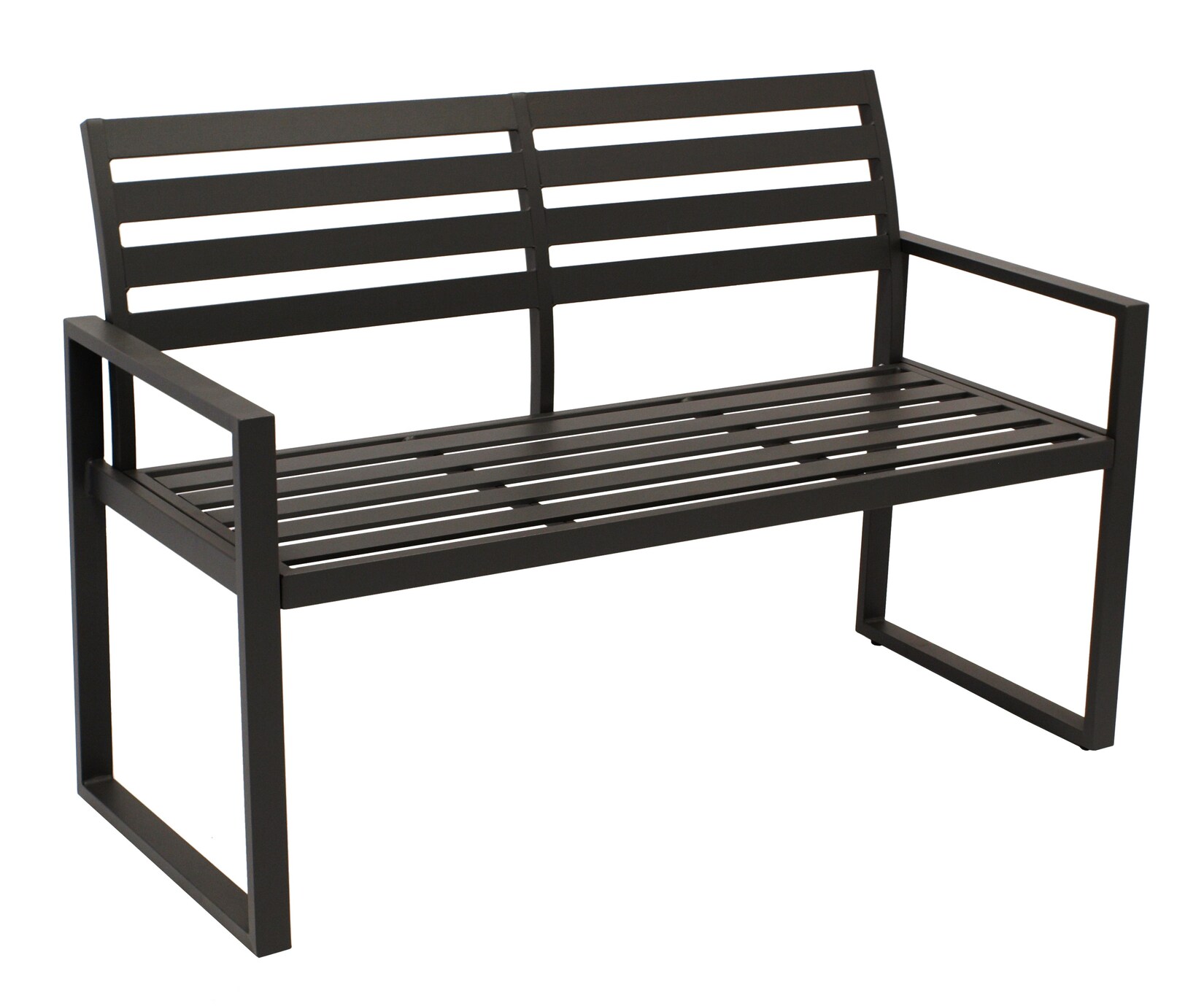 Bank 2-sitzer ATLANTA, Aluminium schwarz