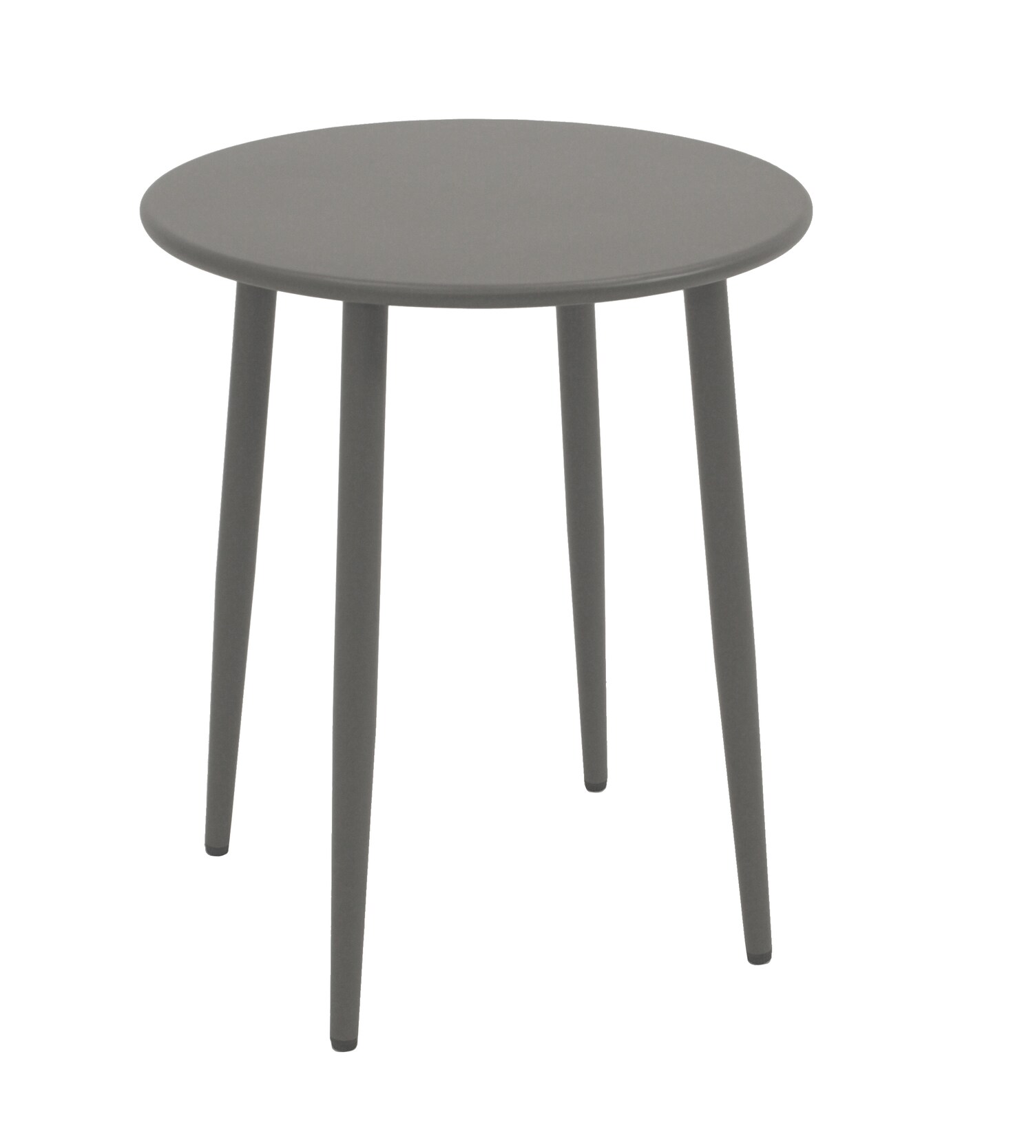 Bistrotisch DENVER 60cm rund, Metall grau