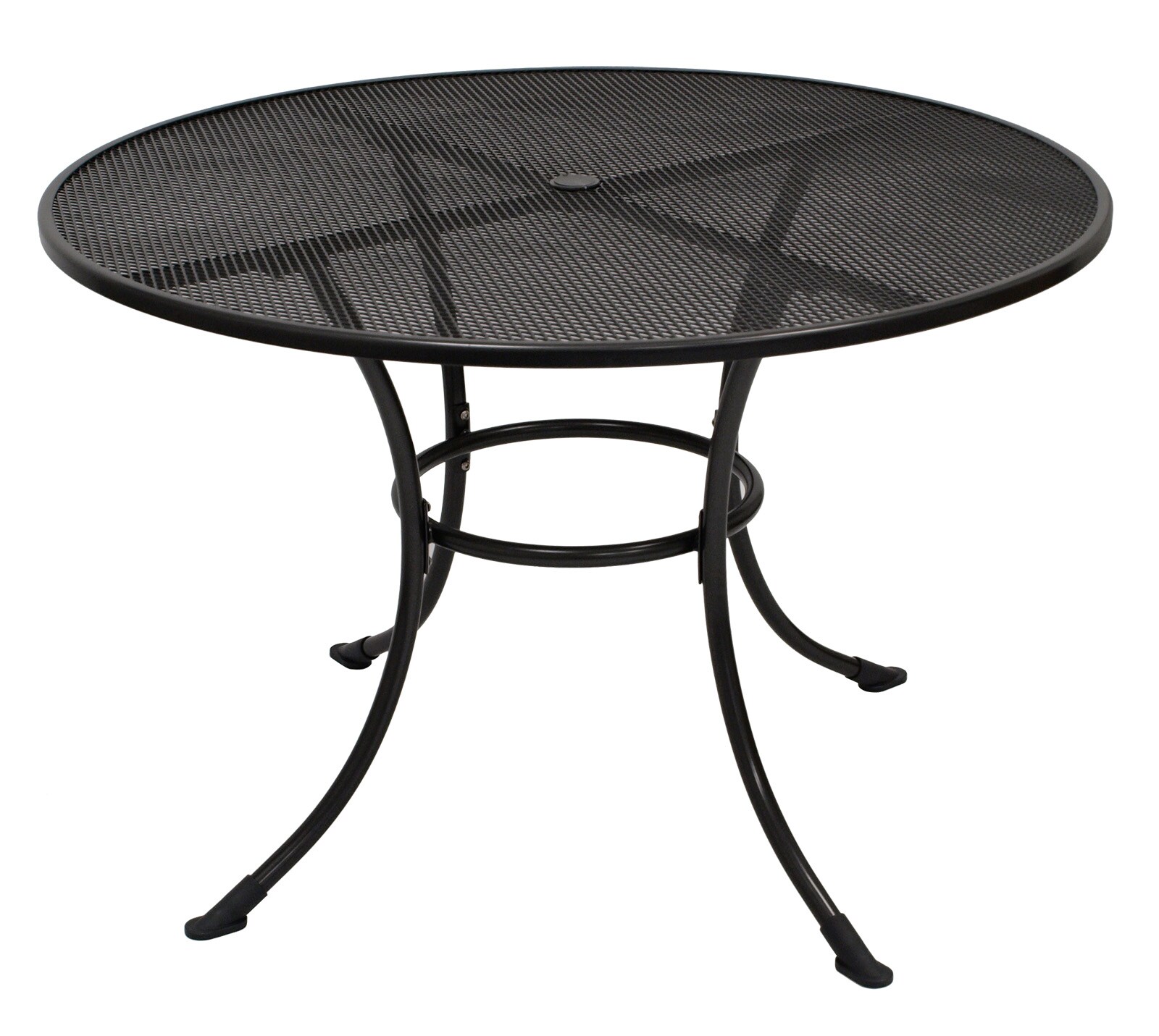 Tisch RIVO 110cm rund, Streckmetall eisengrau