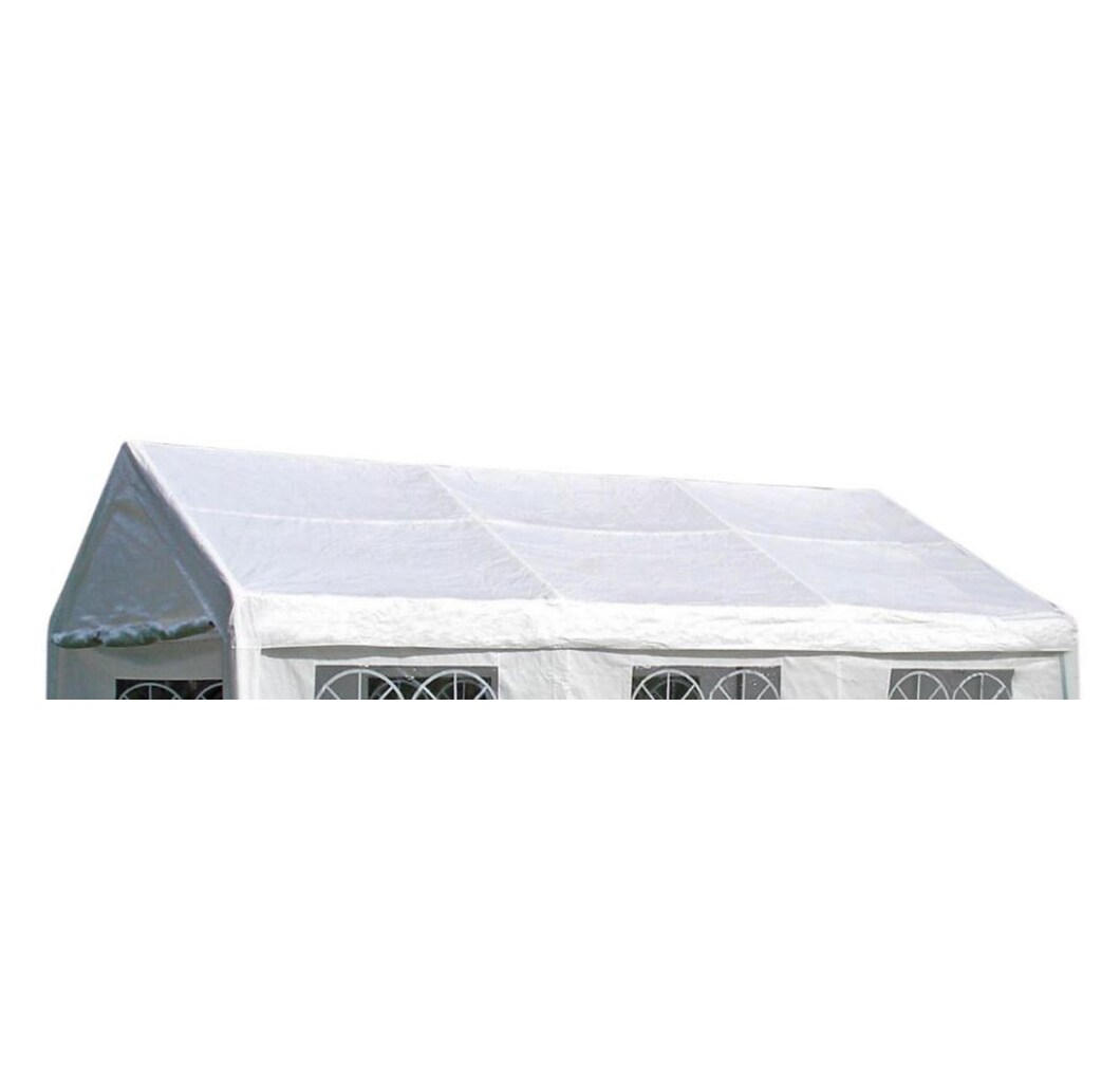 Ersatzdach / Dachplane PALMA für Zelt 4x6 Meter, PVC weiss 480g/m², incl. Spanngummis