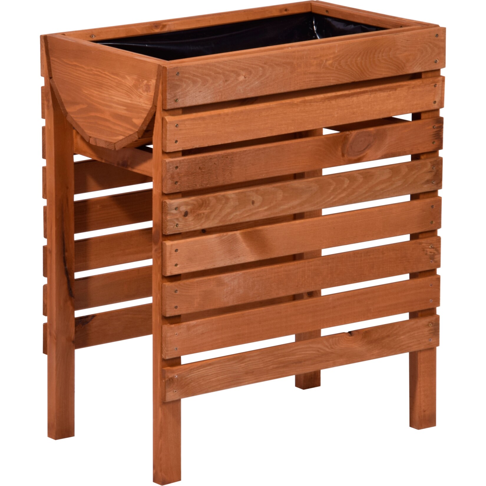 Dobar 58155E Hochbeet 70x45x71 cm, inkl. Pflanzfolie | 04055894581551