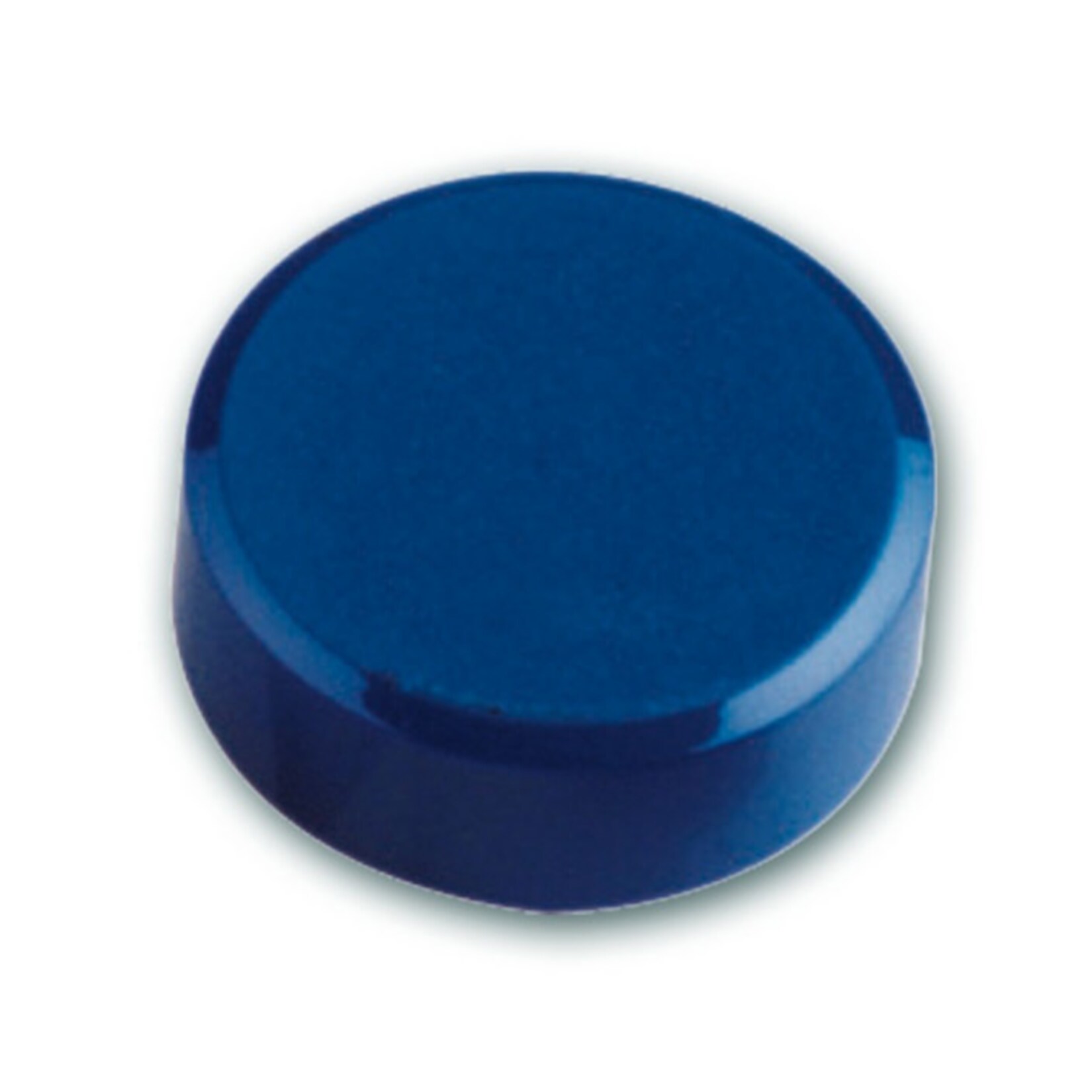 MAUL Facetterand-Magnet MAULpro, Ø 34 x 14 mm, 2 kg Haftkraft, 20 St./Set - blau