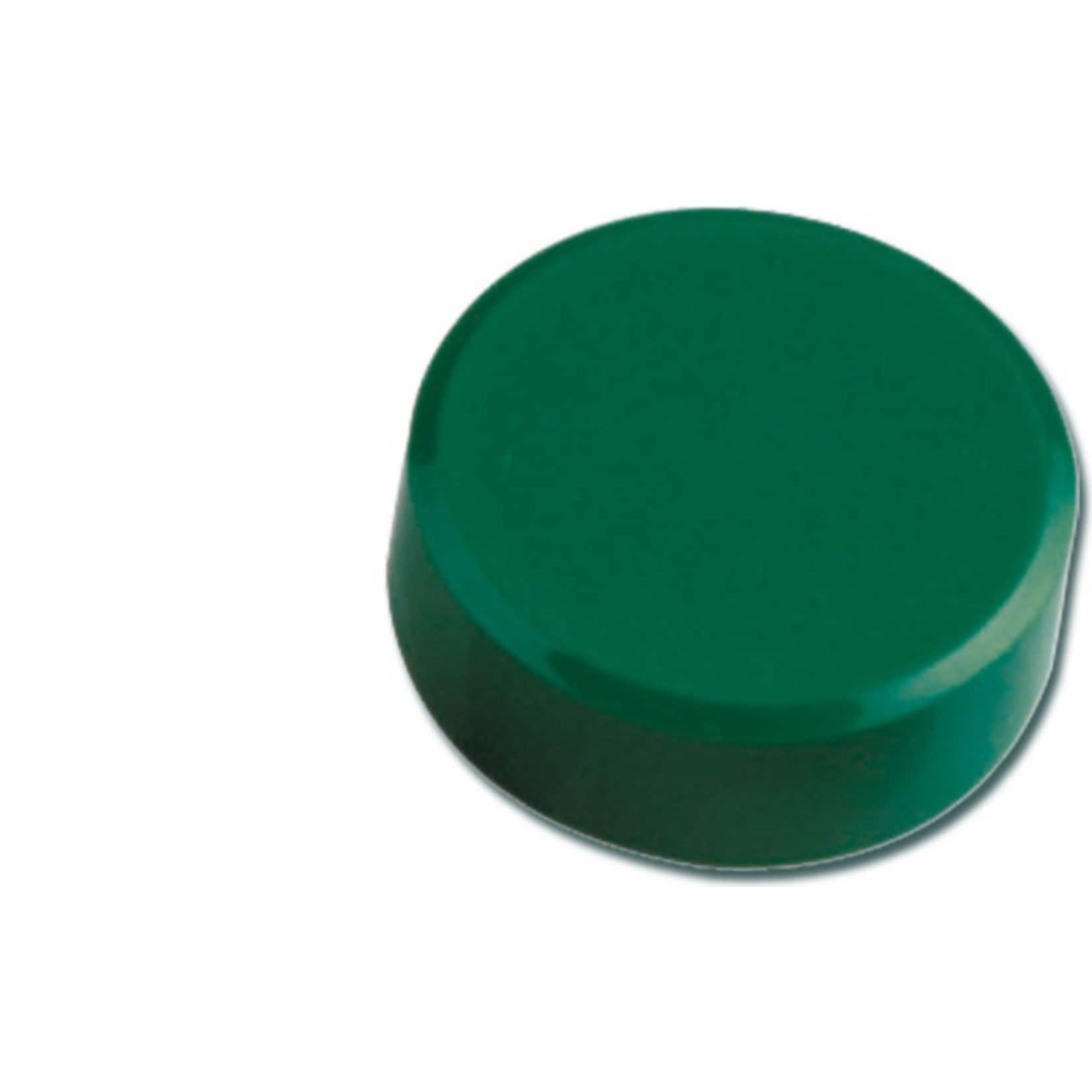 MAUL Facetterand-Magnet MAULpro, Ø 34 x 14 mm, 2 kg Haftkraft, 20 St./Set - grün