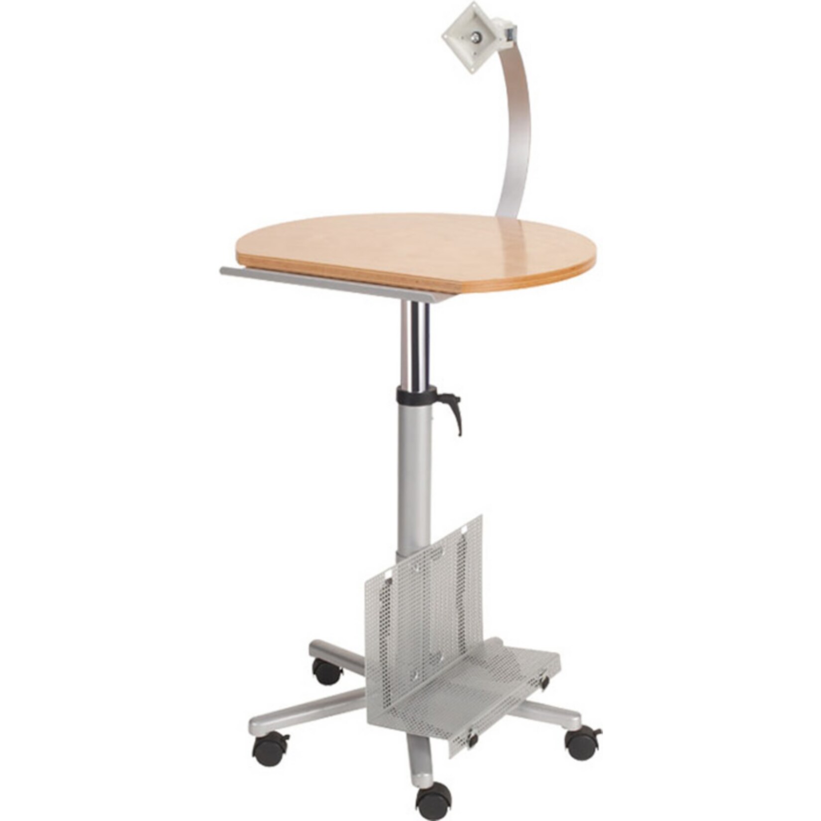 MAUL Profi-Monitorpult mit Flachbildschirmtr&auml;ger - holz - Bild 1