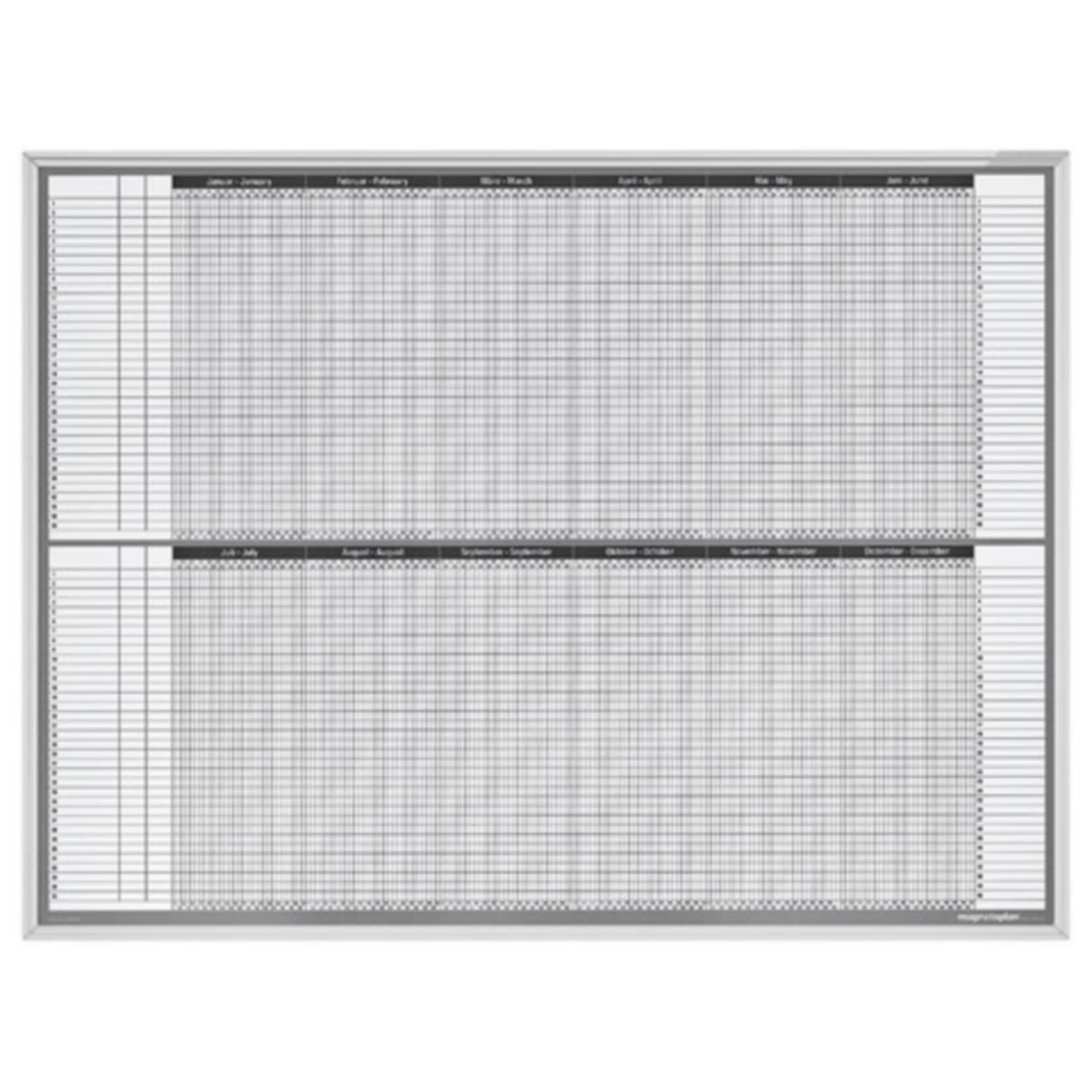 magnetoplan Personal- und Projektplaner 1200 x 900 mm - Bild 1