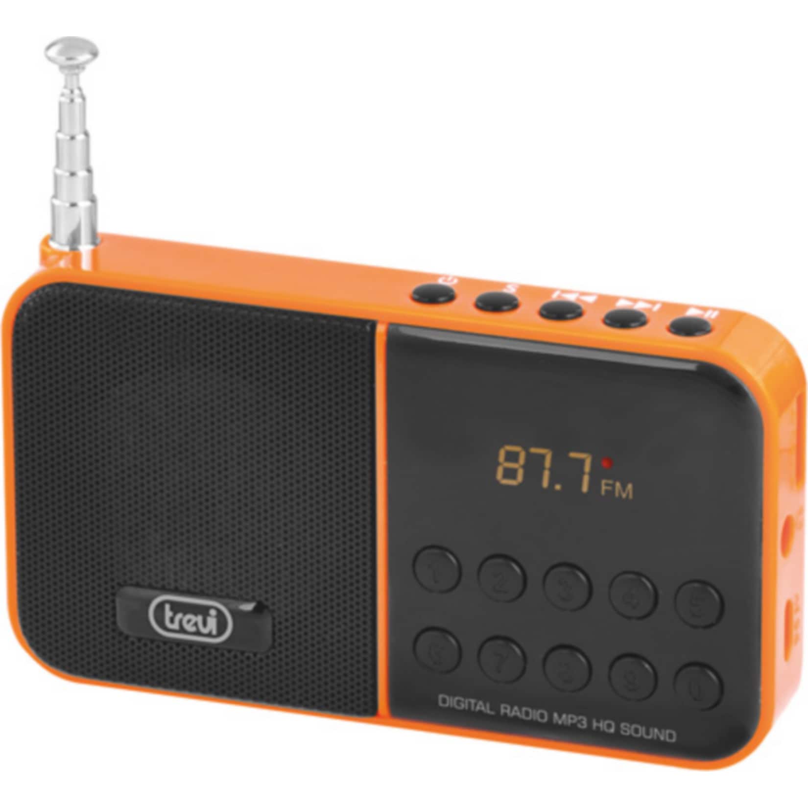 Trevi DR 740 SD portables AM/FM-Radio - orange - Bild 1