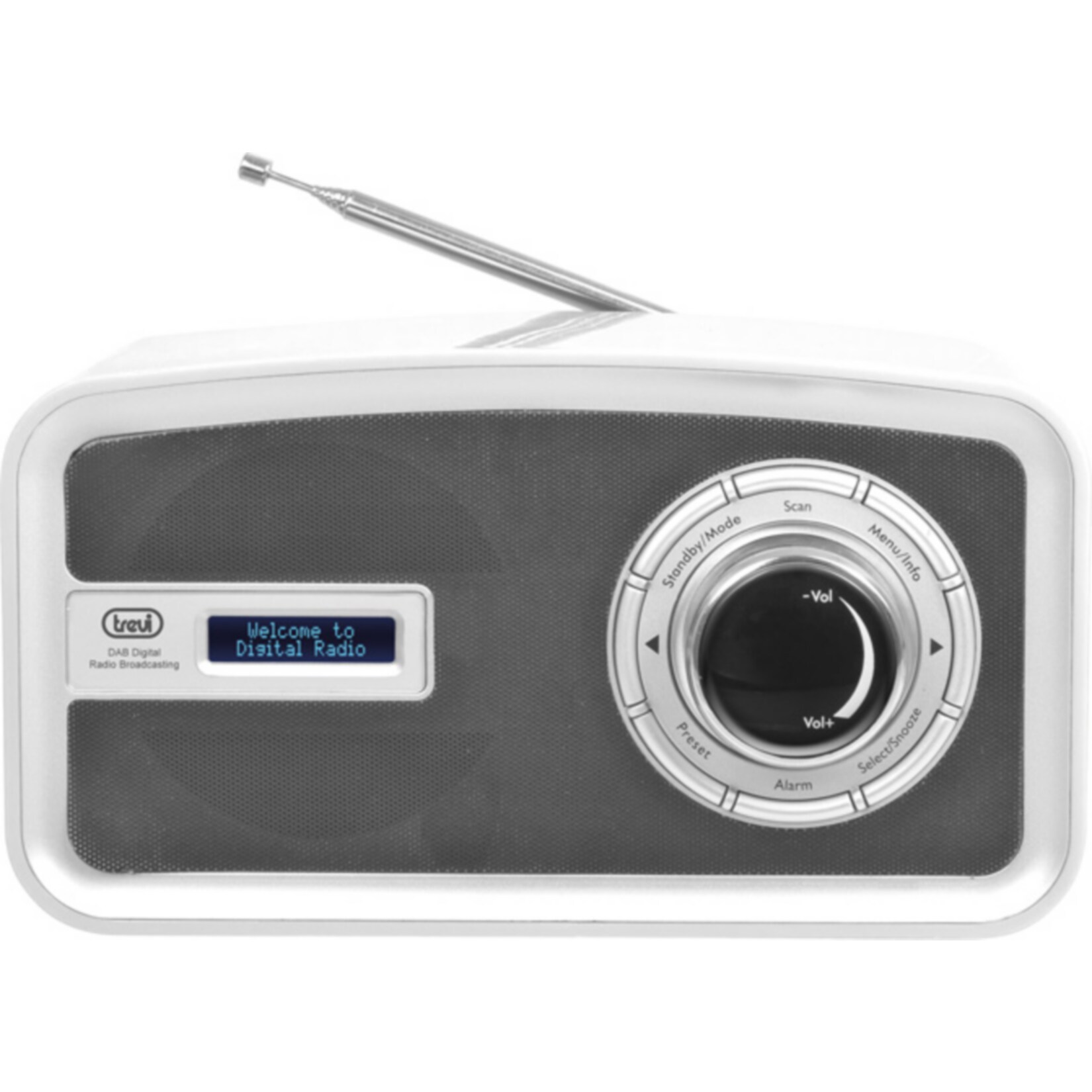 Trevi DR 792 R DAB/DAB+ und FM-Radio mit RDS - wei&szlig; - Bild 1