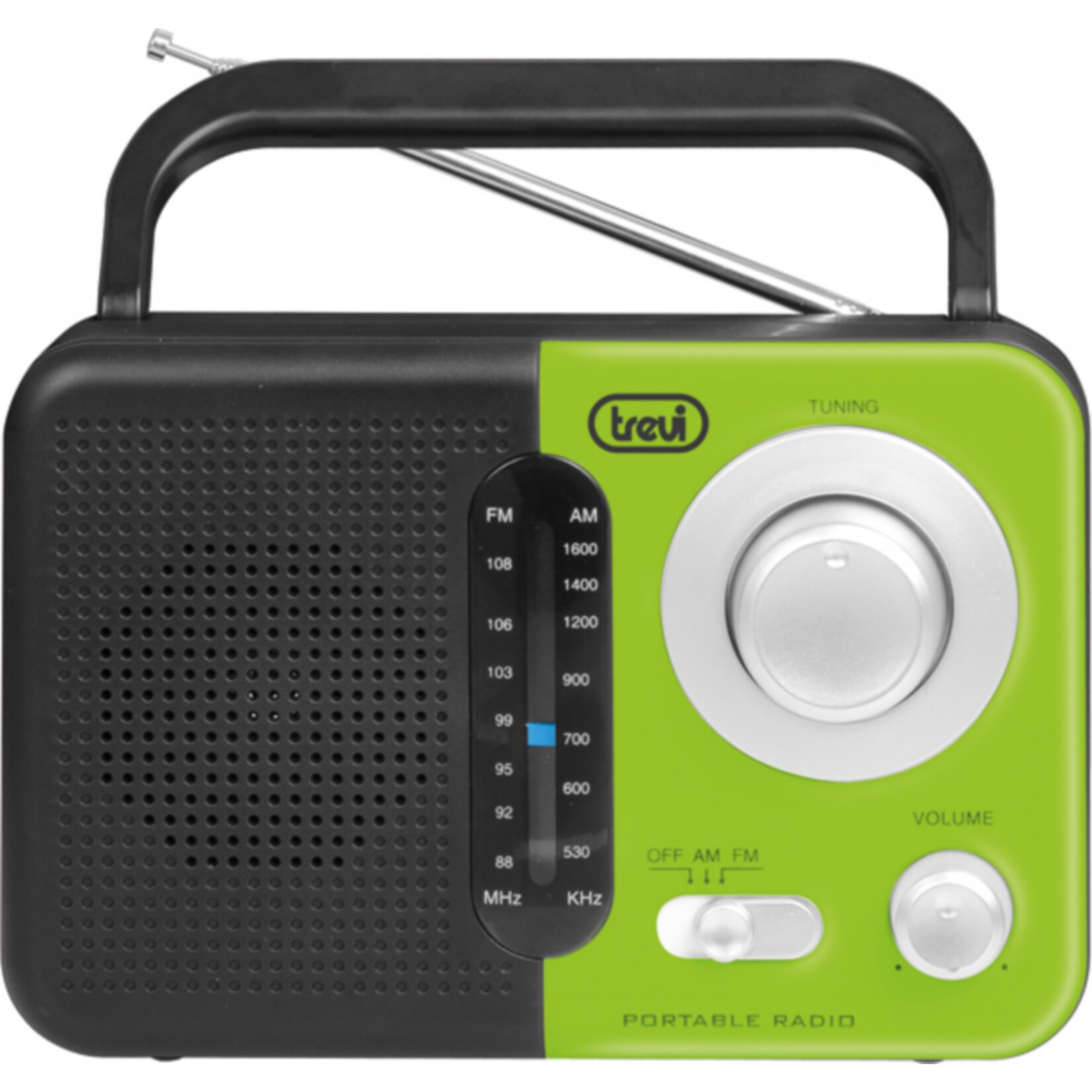 Trevi RA 768 S portables 2 Band AM/FM-Radio – grün | 08011000015866