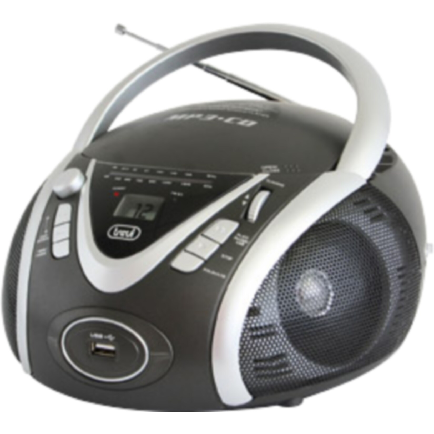 Trevi CMP 542 Boombox mit CD, MP3, FM-Radio - grau - Bild 1