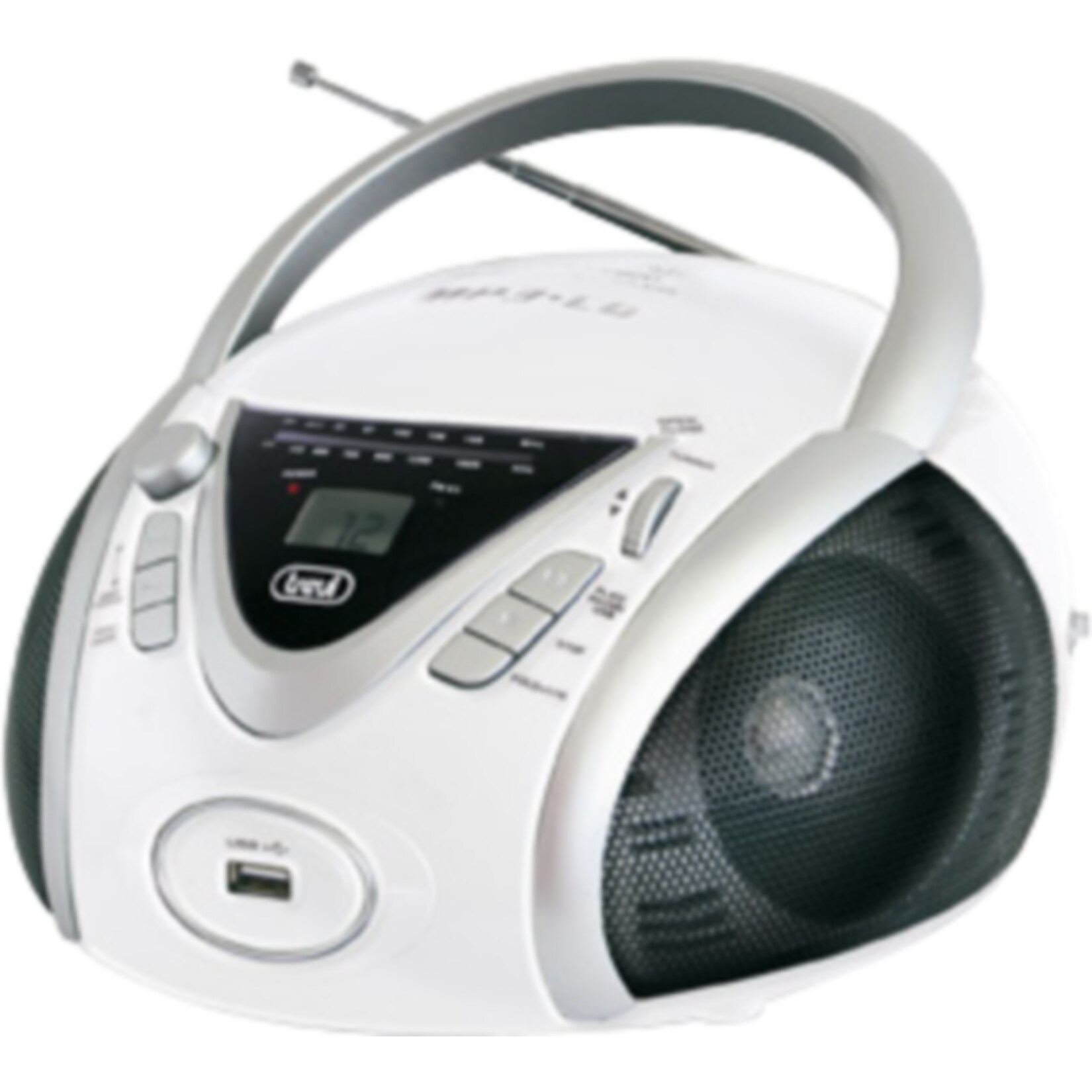 Trevi CMP 542 Boombox mit CD, MP3, FM-Radio – weiß | 08011000014227