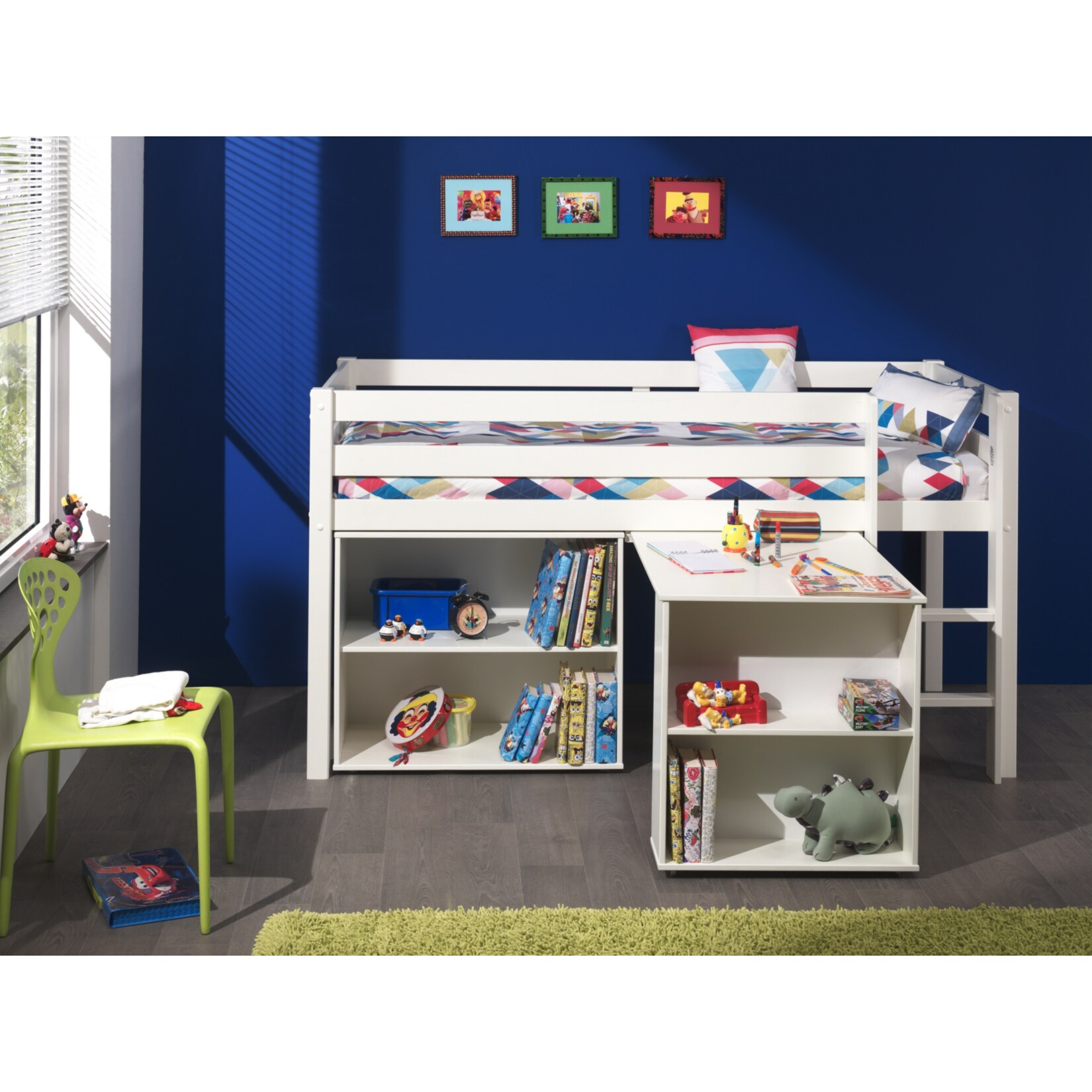 Vipack Furniture Spielbett 5 Pino, wei&szlig; - Bild 1