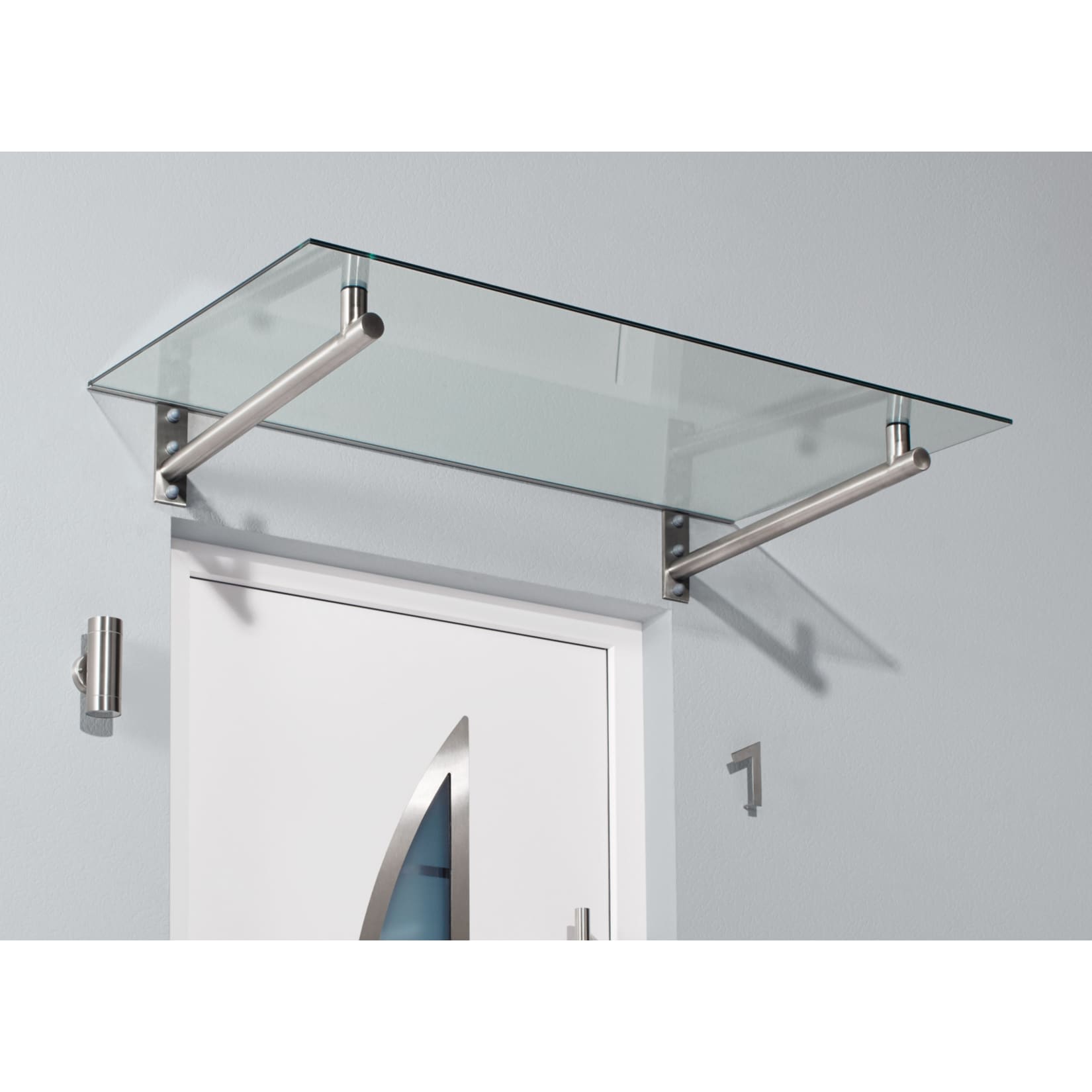 Gutta HD 140 Edelstahlvordach, 140 x 80 cm - Bild 1