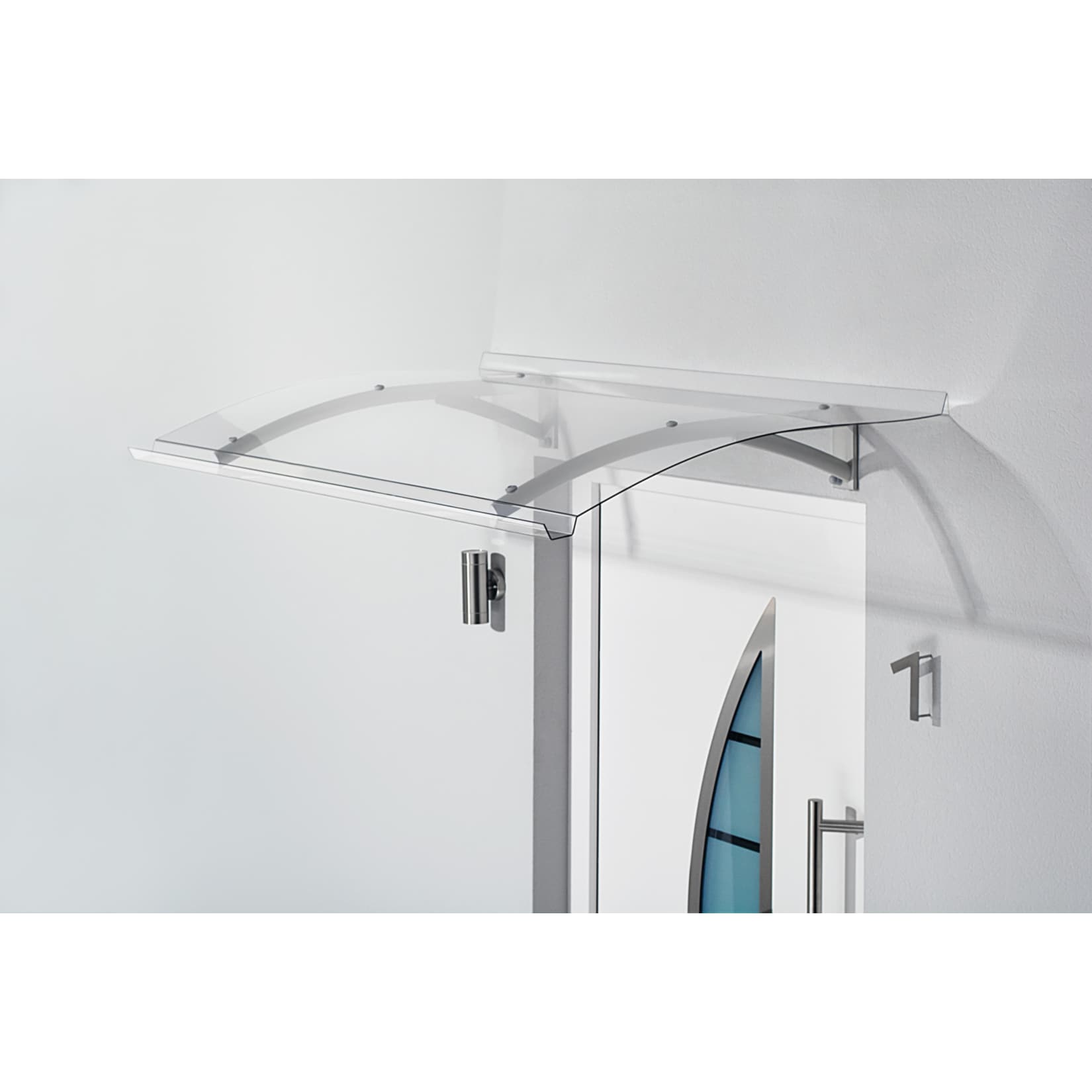 Gutta Typ PT Secco Pultvordach Edelstahl, 150 x 90 cm - Bild 1