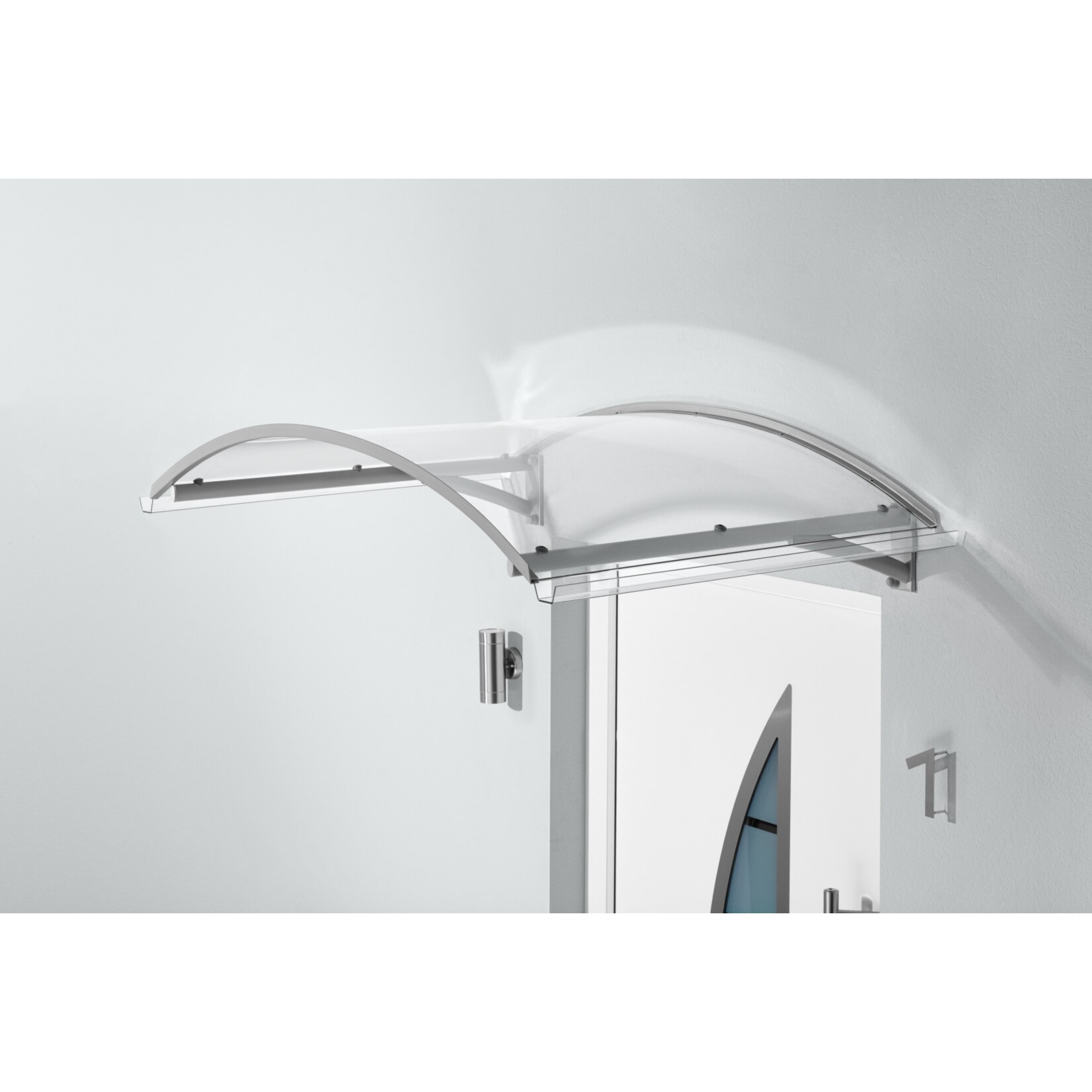 Gutta Typ BV Secco Bogenvordach, 150 x 90 cm, Edelstahl - Bild 1