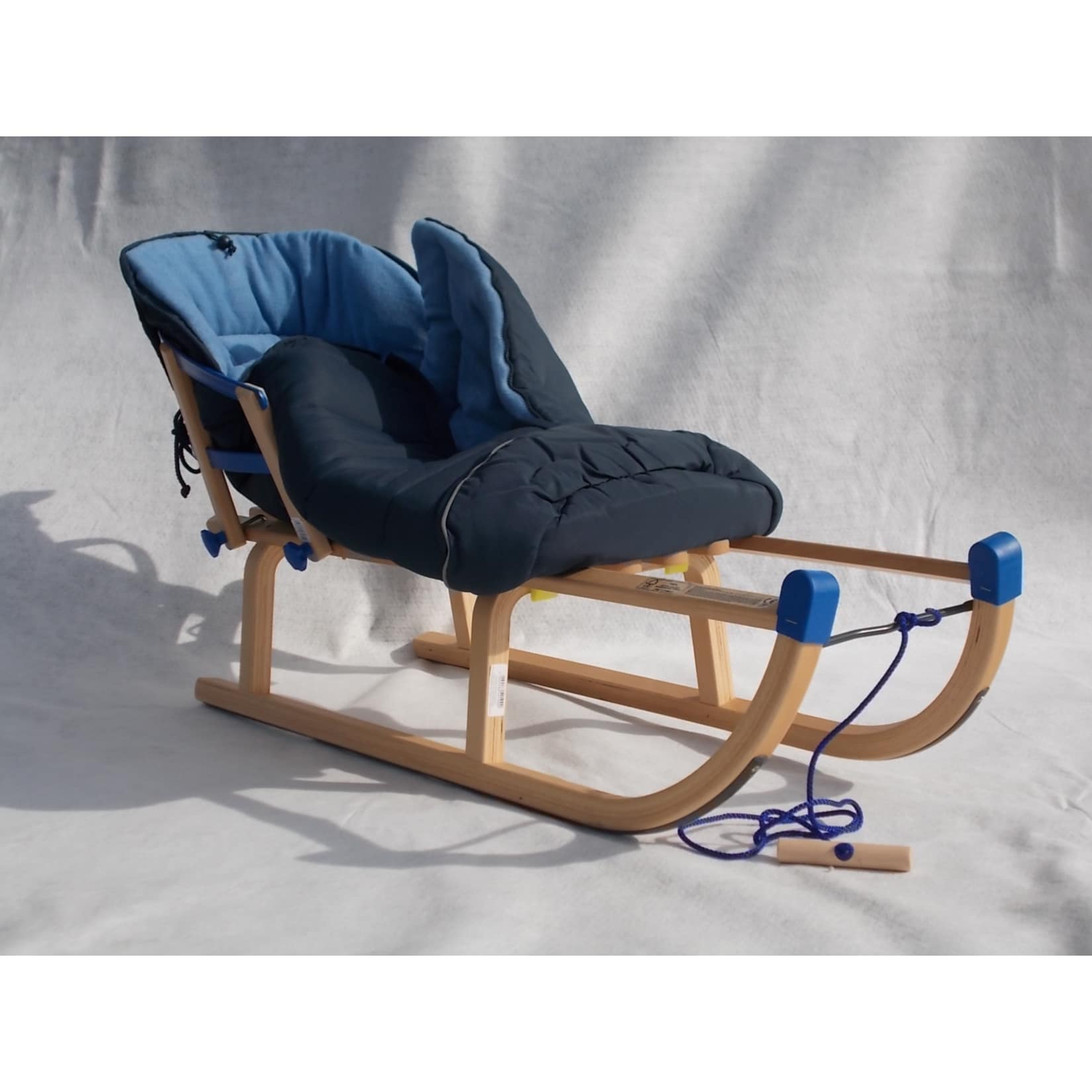 STIGA Holzrodel Davoser 100 cm incl. Lehne&Seil - Bild 1