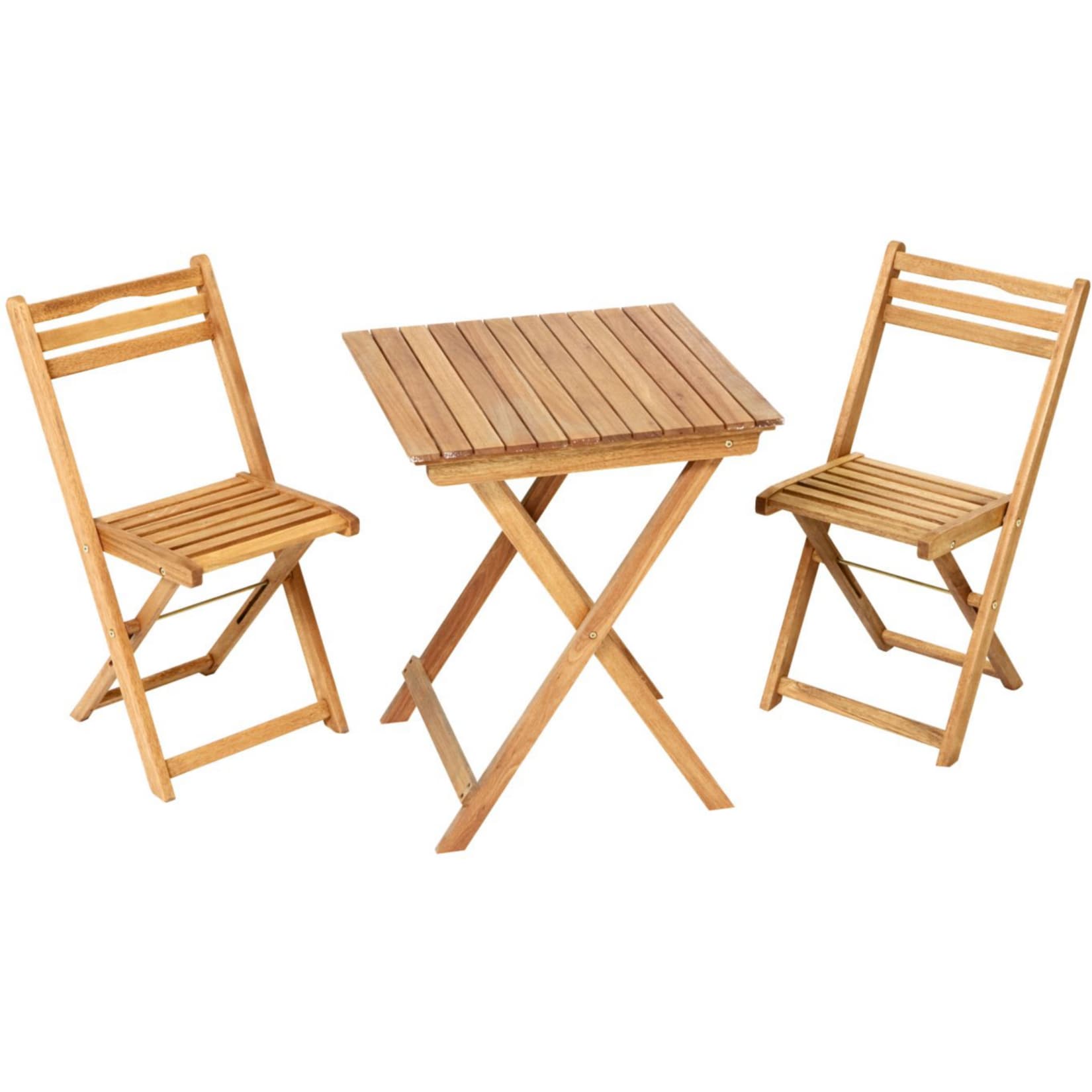 Merxx Balkonset 3-tlg. Porto, mit Klapptisch 60x60cm - Bild 1