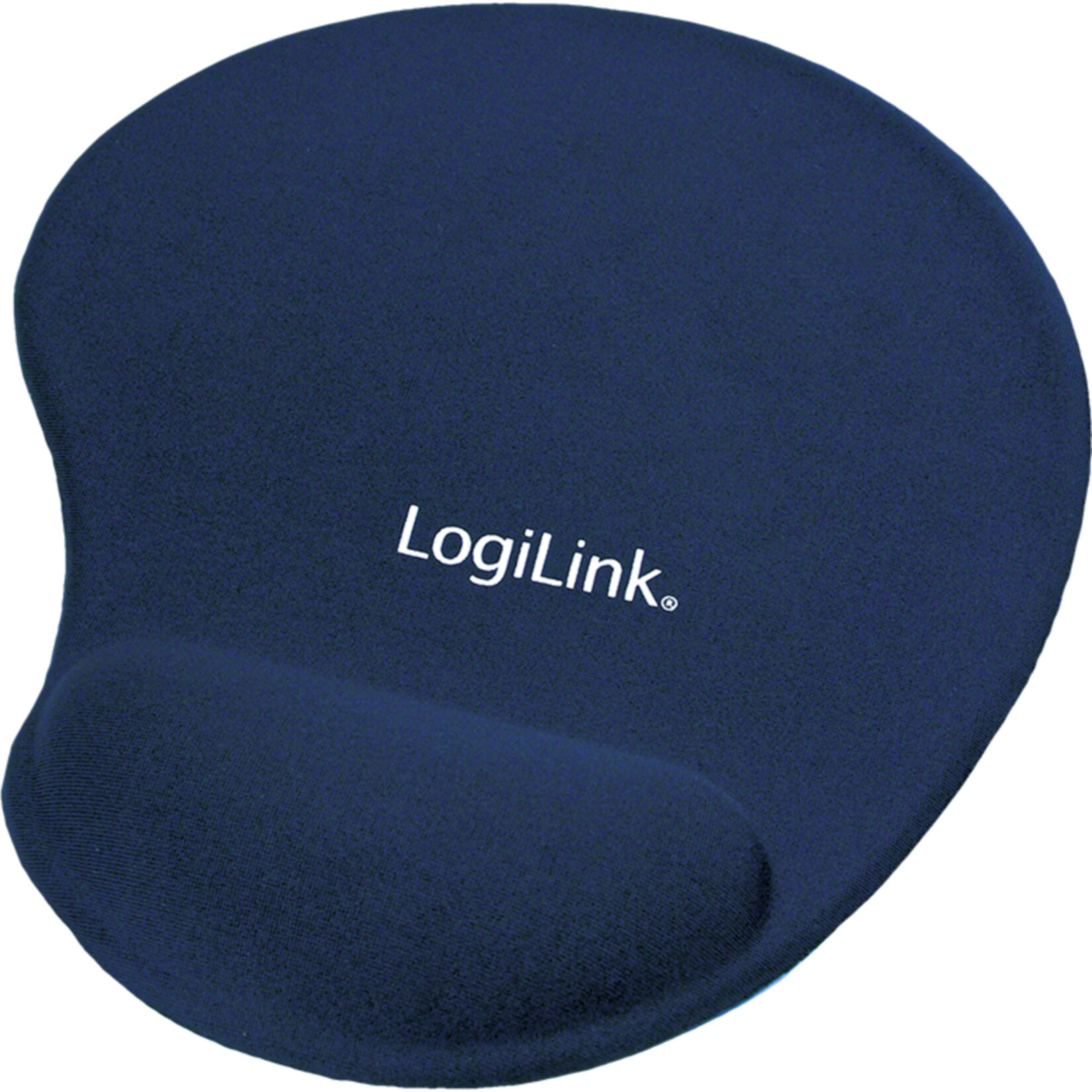 LogiLink ID0027B Mauspad mit Silikon Gel Handballenauflage - blau - Bild 1