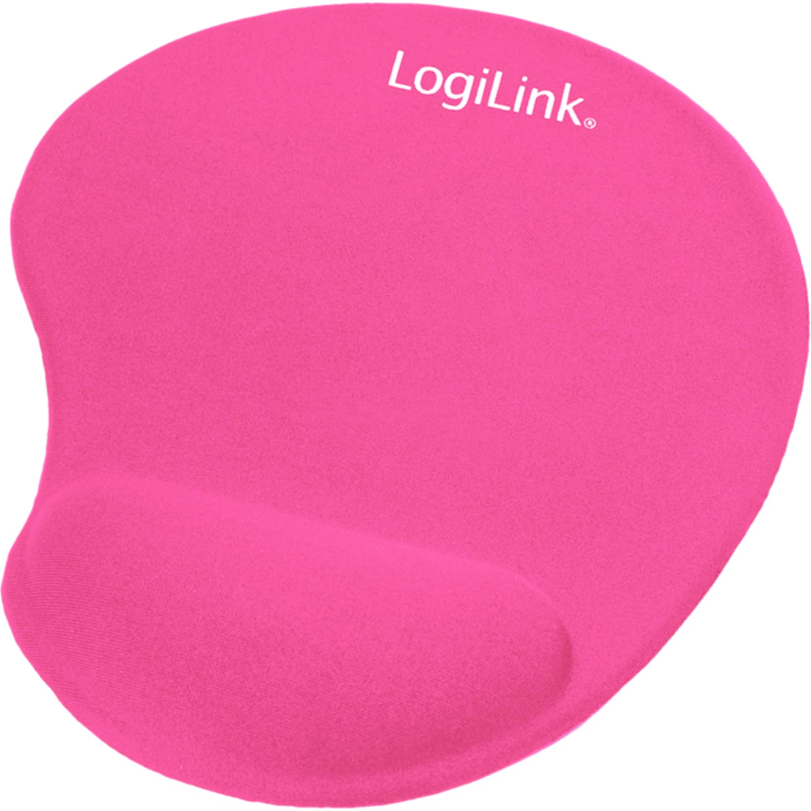 LogiLink ID0027P Mauspad mit Silikon Gel Handballenauflage - pink - Bild 1