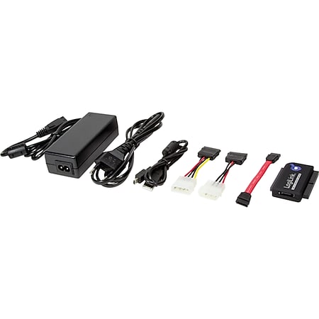 LogiLink AU0006C Adapter USB 2.0 to 2,5 + 3,5 Zoll IDE + SATA HDD OTB - Bild 1