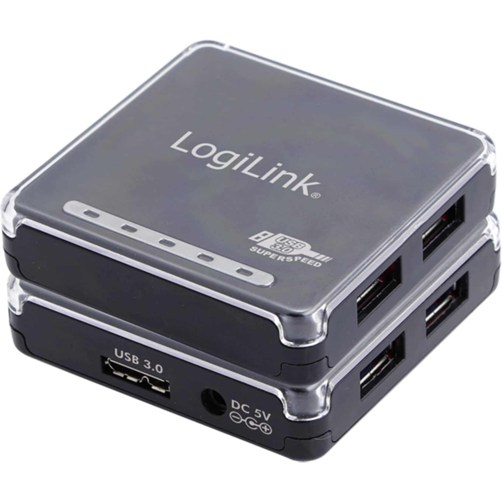 LogiLink UA0152 USB 3.0 HUB, 4-Port - Bild 1