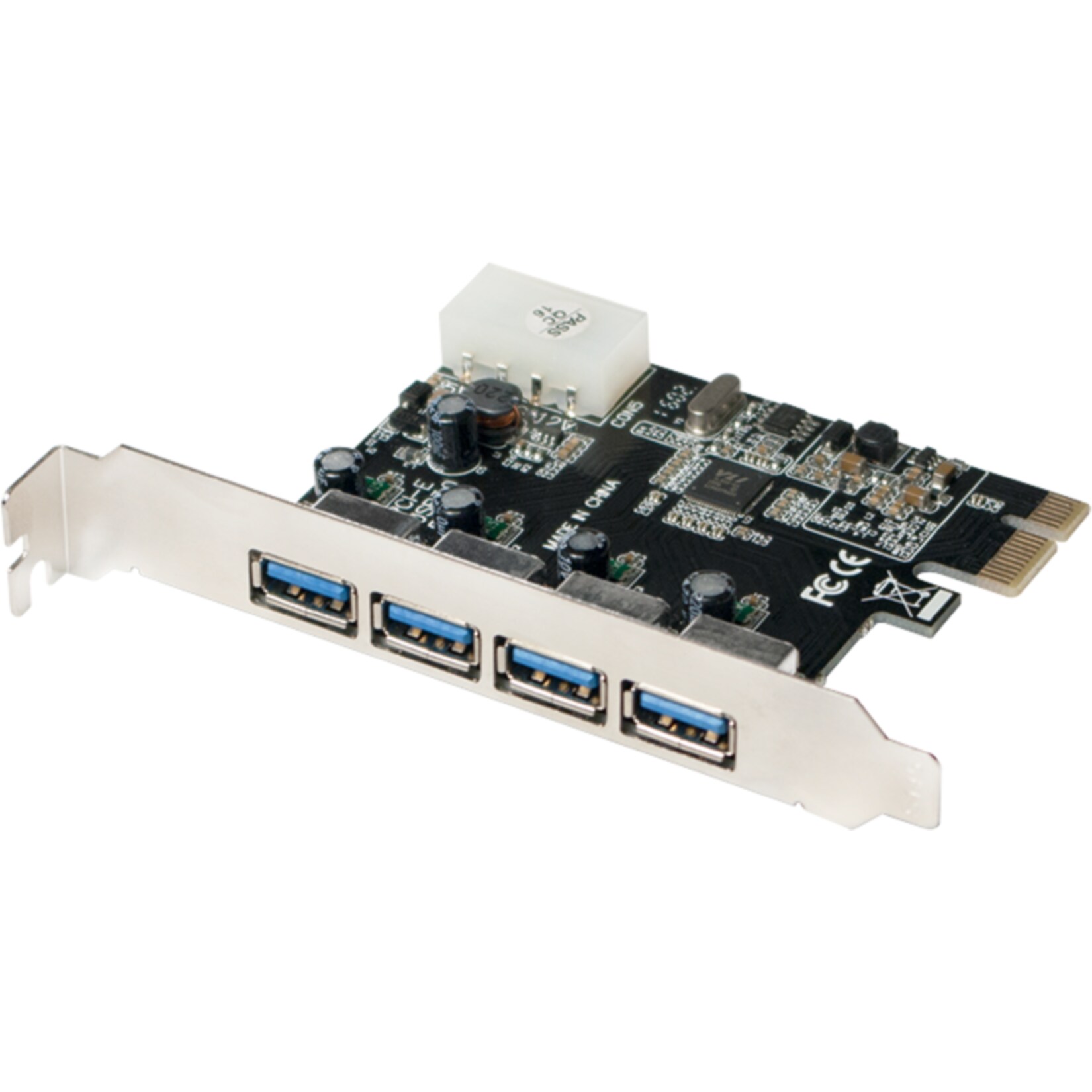 LogiLink PC0057A PCI Express Karte, 4x USB 3.0 - Bild 1