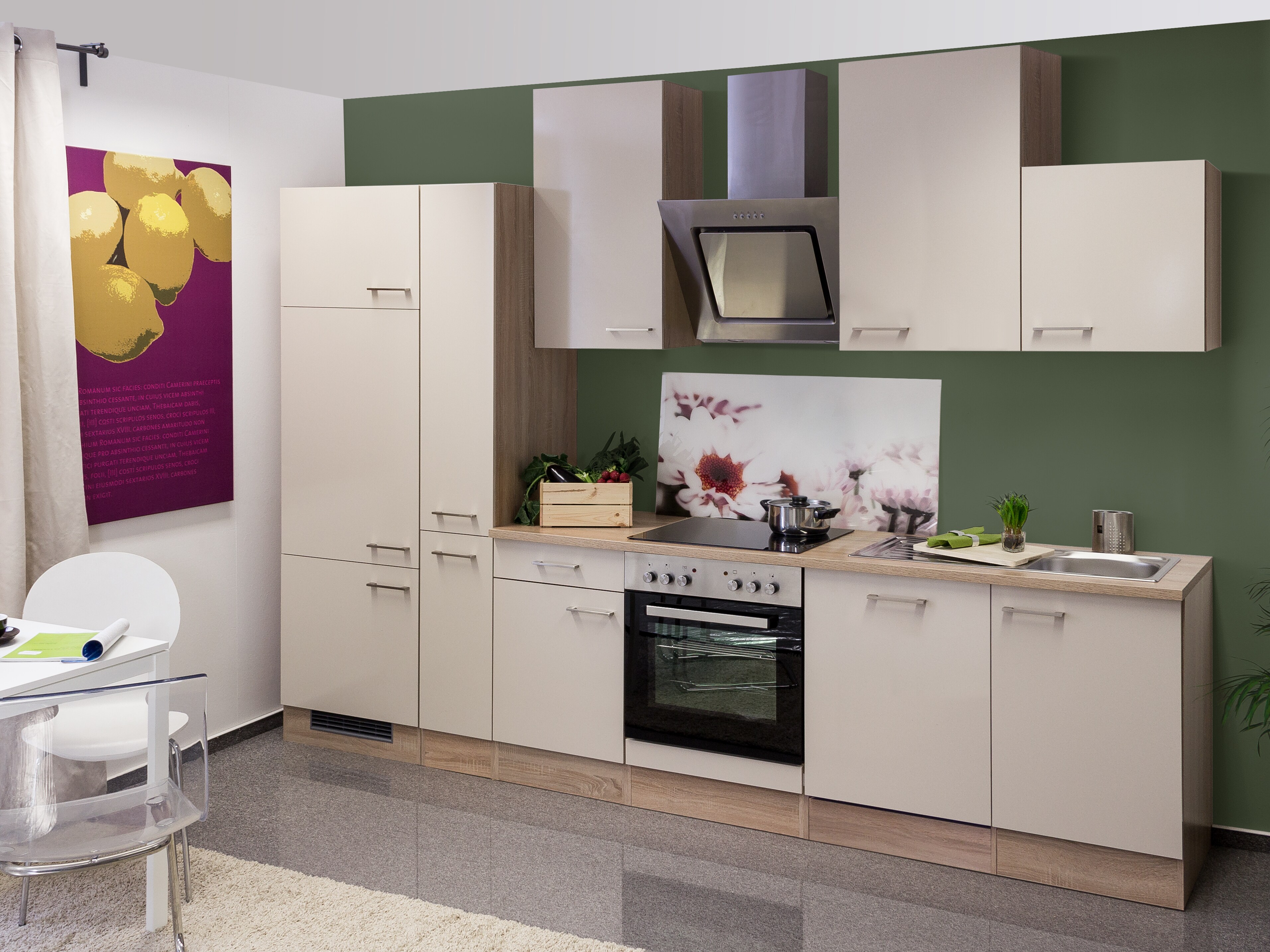 Flex-Well K&uuml;chenzeile 310 cm G-310-2601-015 Nepal - Bild 1