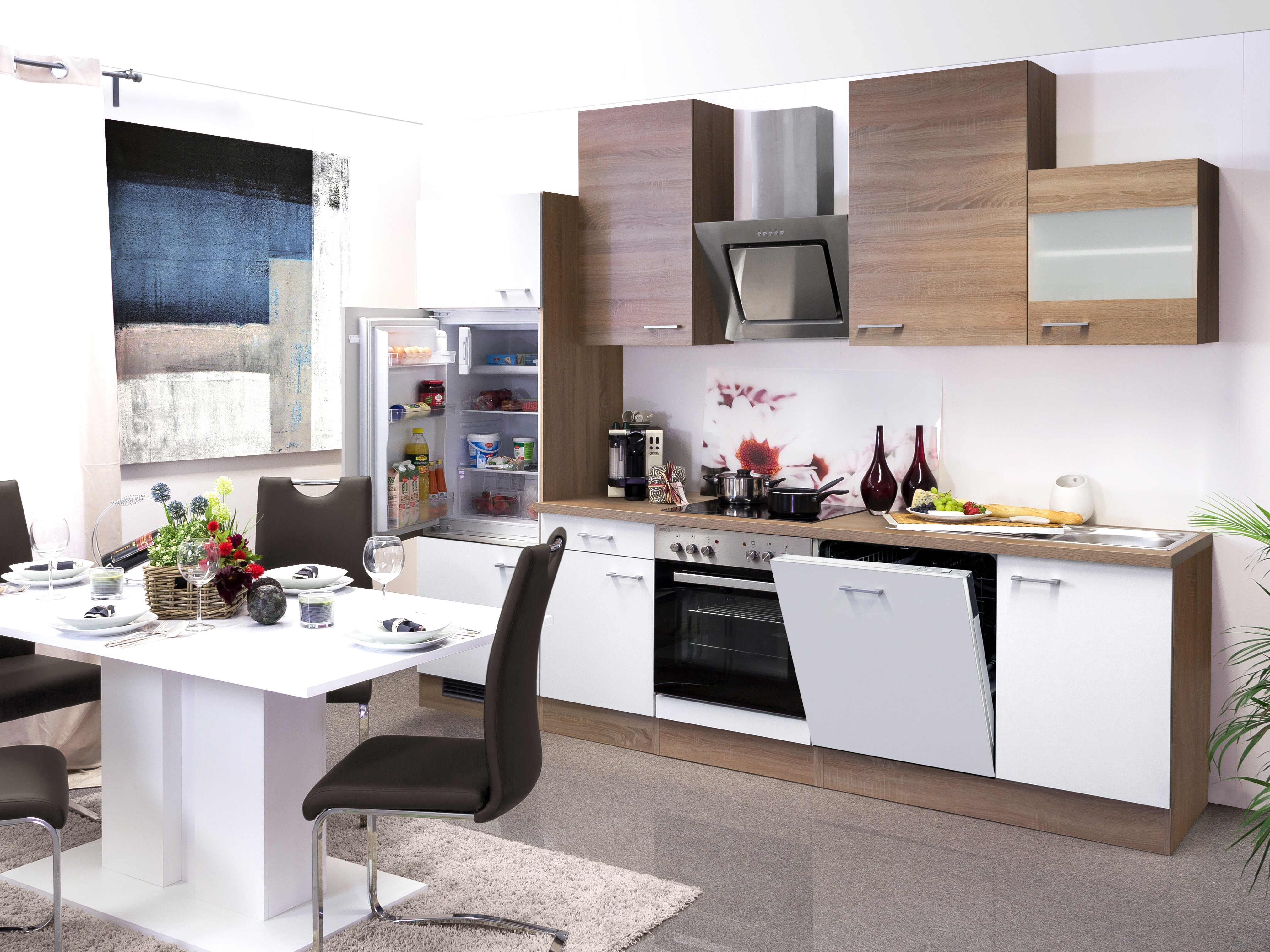 Flex-Well K&uuml;chenzeile 280 cm G-280-2302-015 Samoa - Bild 1