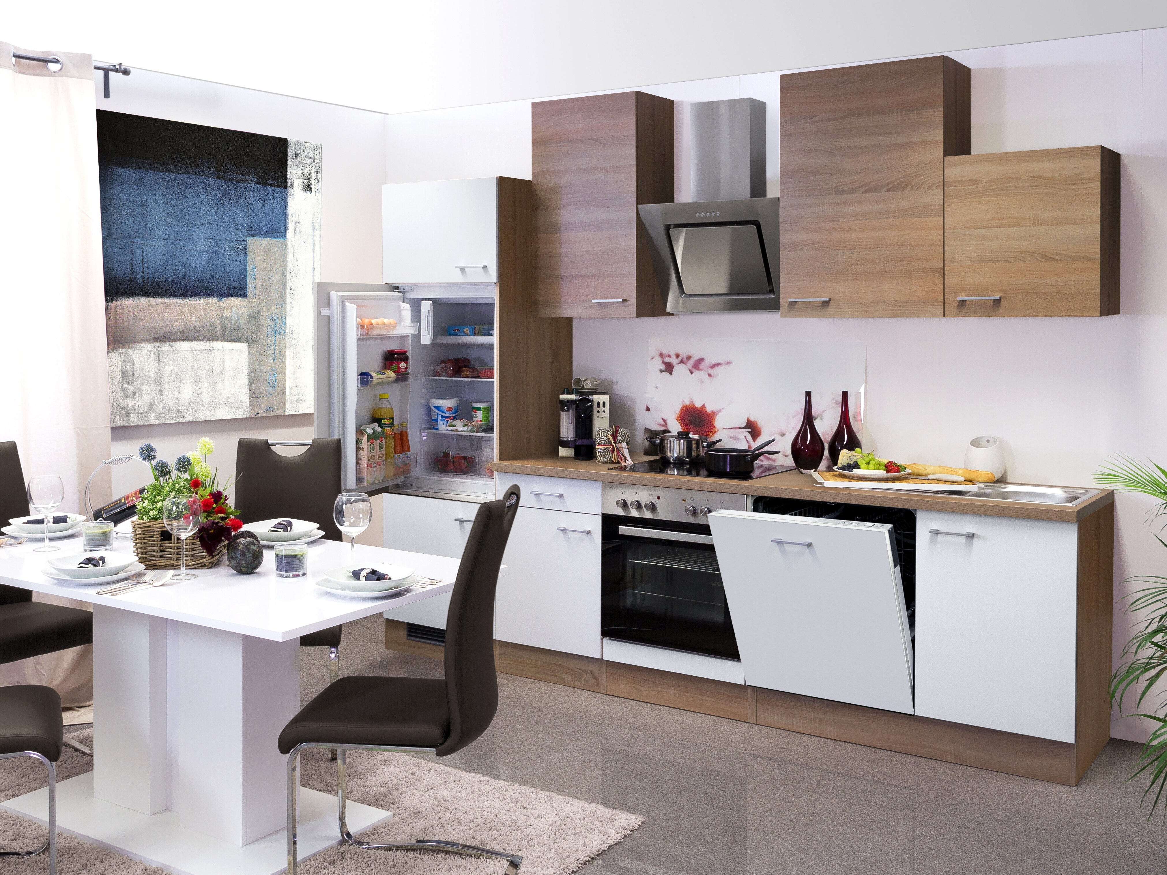 Flex-Well K&uuml;chenzeile 280 cm G-280-2301-015 Samoa - Bild 1