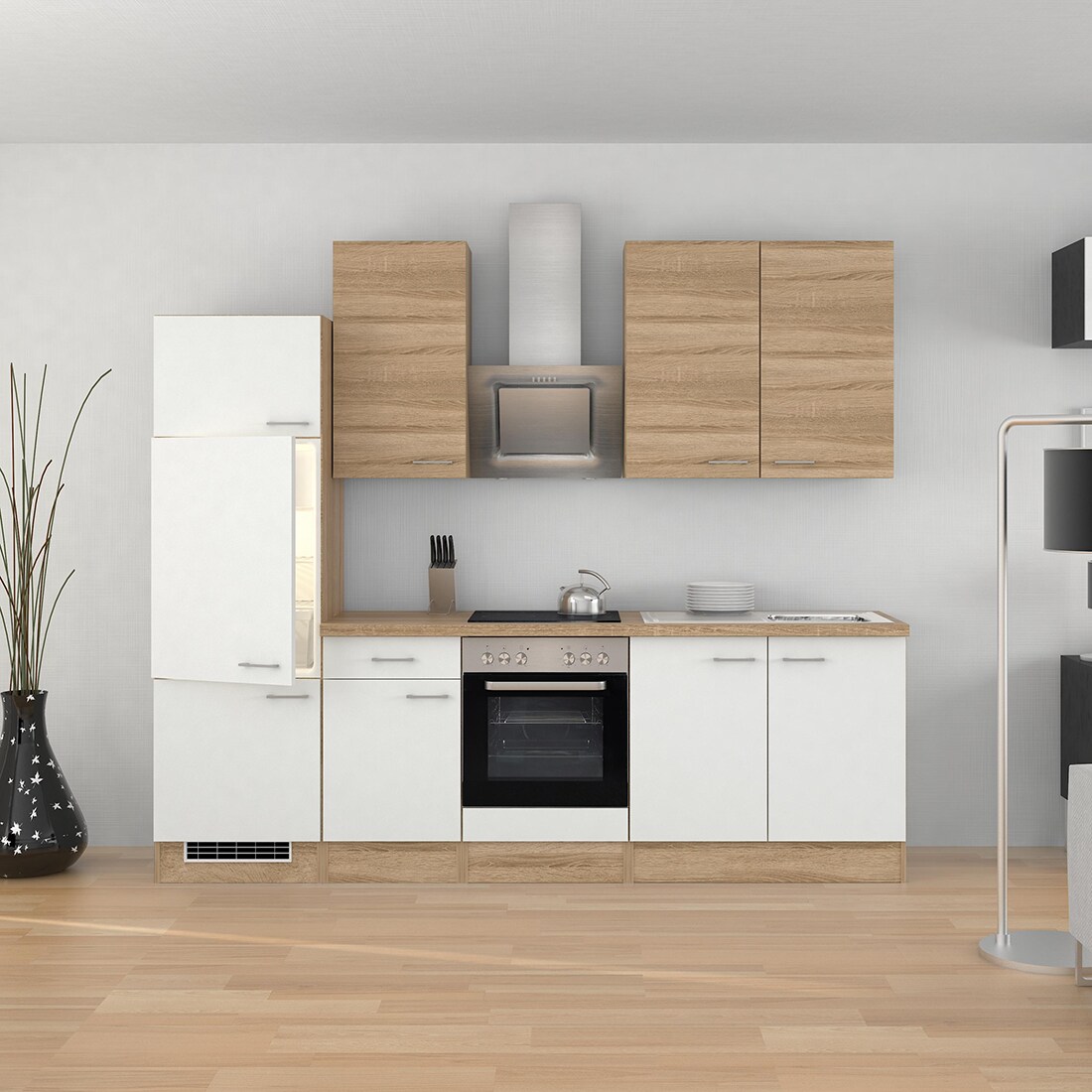 Flex-Well K&uuml;chenzeile 270 cm G-270-2210-015 Samoa - Bild 1