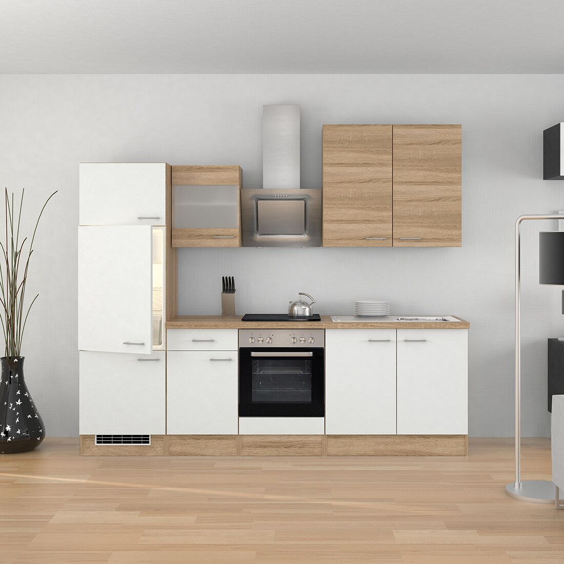 Flex-Well K&uuml;chenzeile 270 cm G-270-2209-015 Samoa - Bild 1