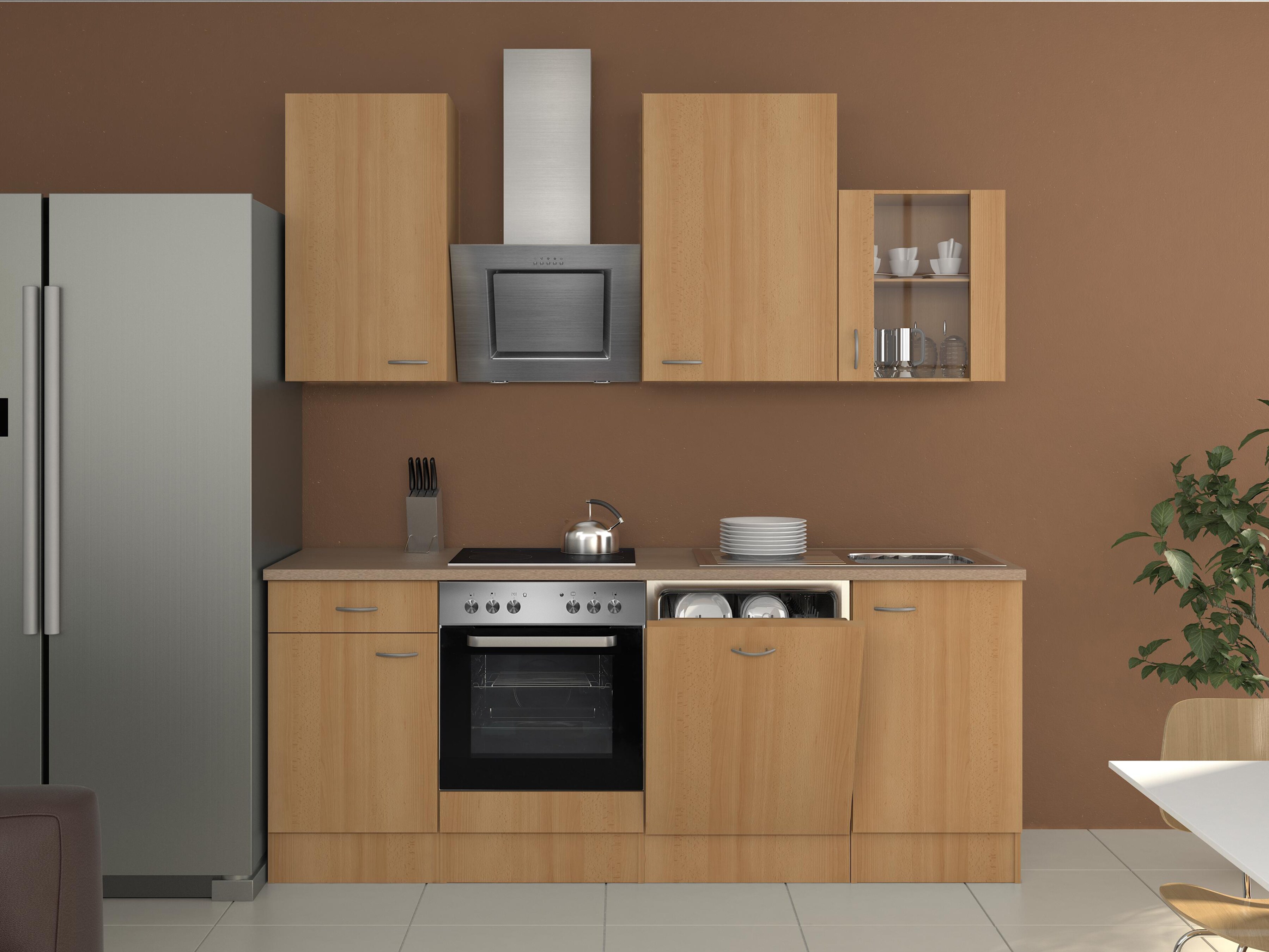 Flex-Well K&uuml;chenzeile 220 cm G-220-1701-040 Nano - Bild 1