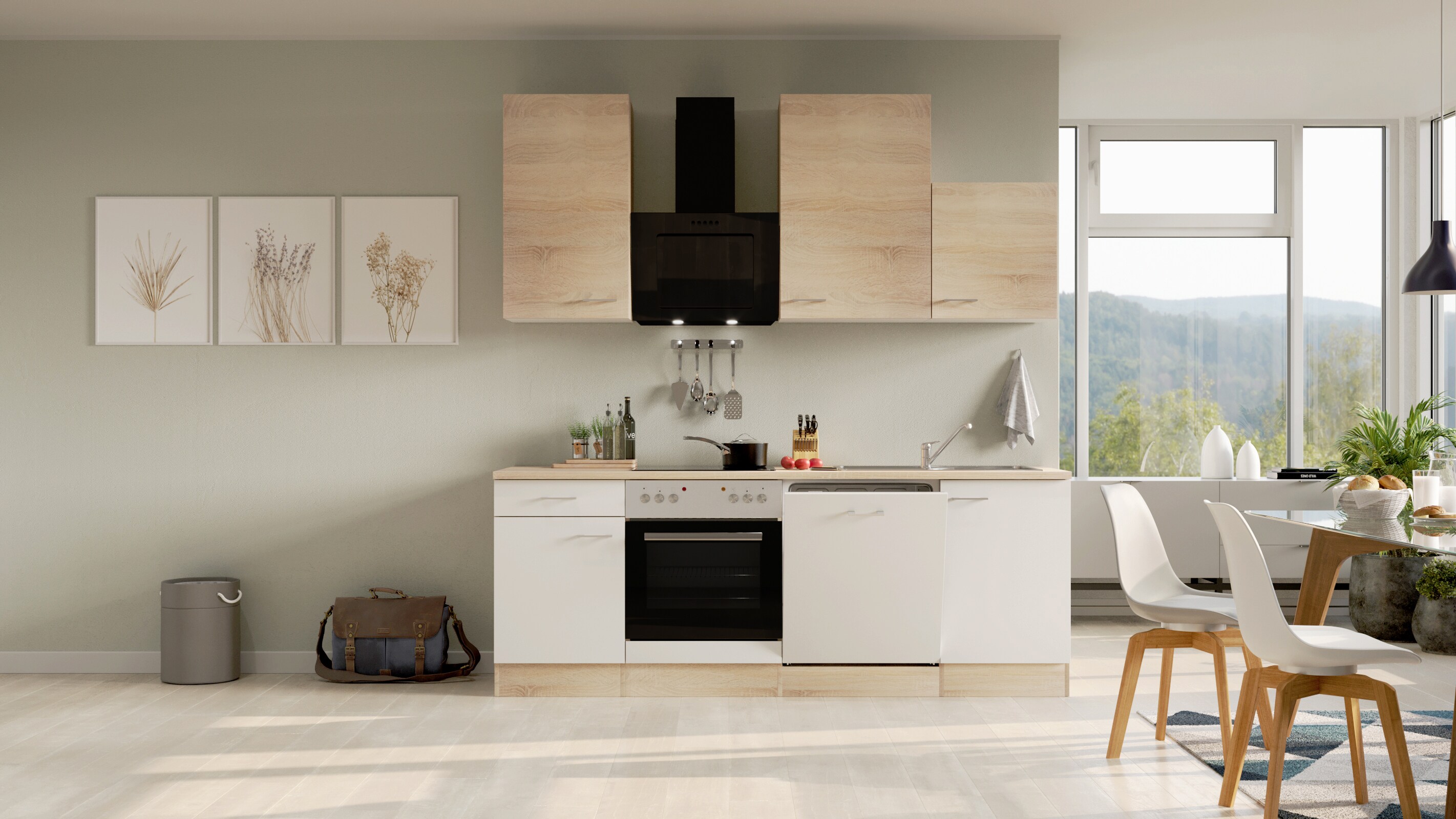 Flex-Well K&uuml;chenzeile 220 cm G-220-1701-017 Samoa - Bild 1