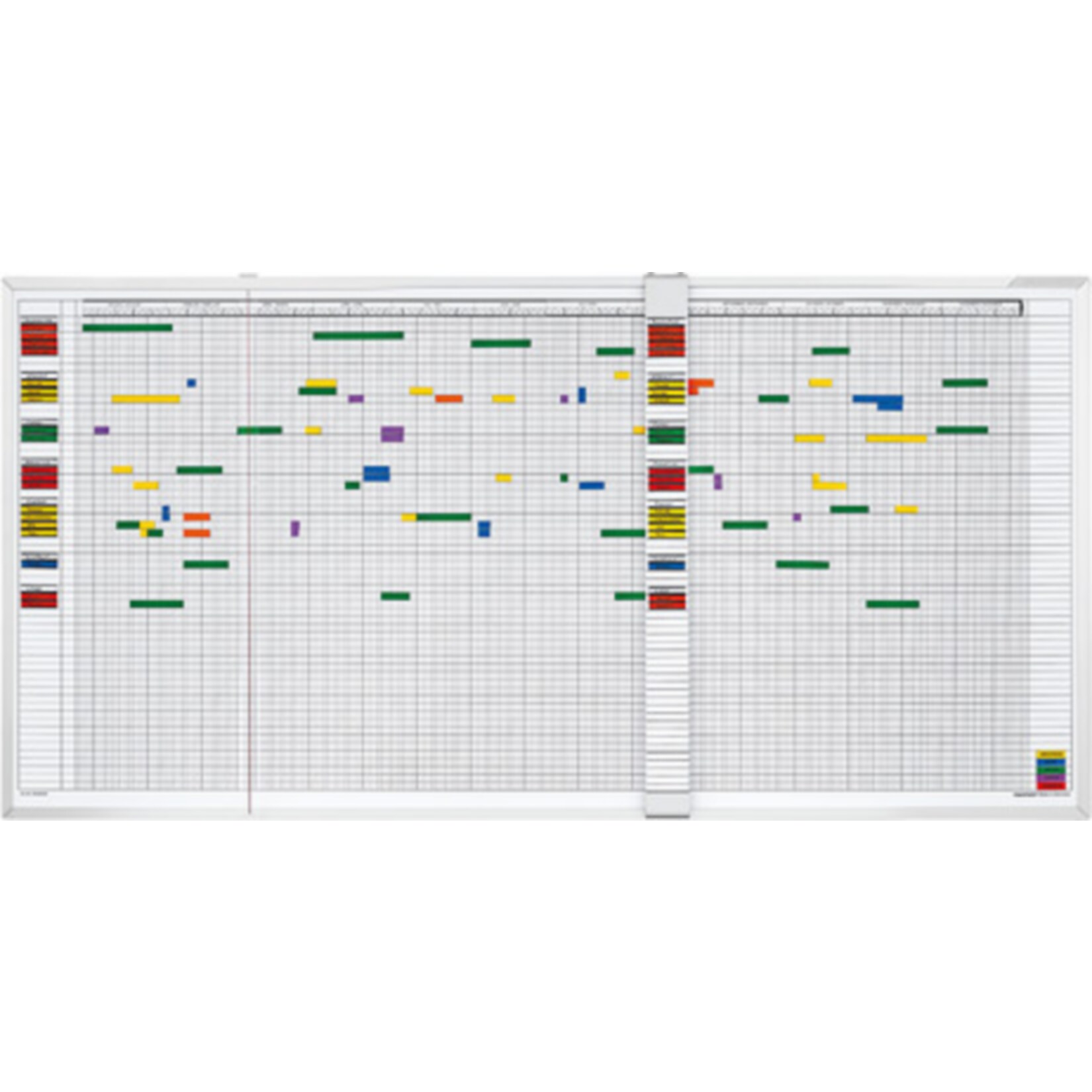 MAGNETOPLAN Planificateur vacances/activ. 3703355 5 jours, 60 Col. 1500x750mm
