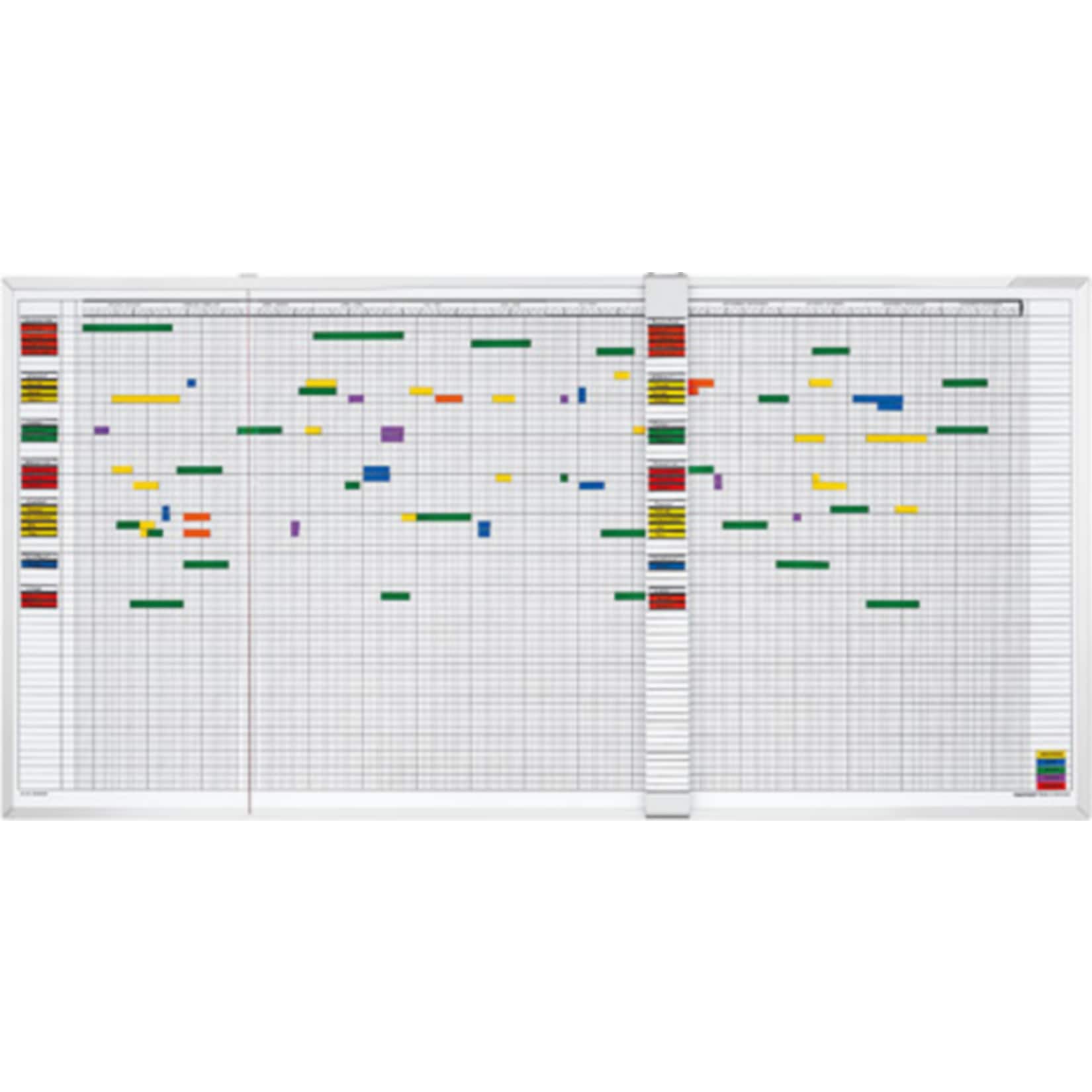 magnetoplan Aktivit&auml;ten- und Urlaubsplaner, 5-Tage-Woche - 45 Mitarbeiter - Bild 1