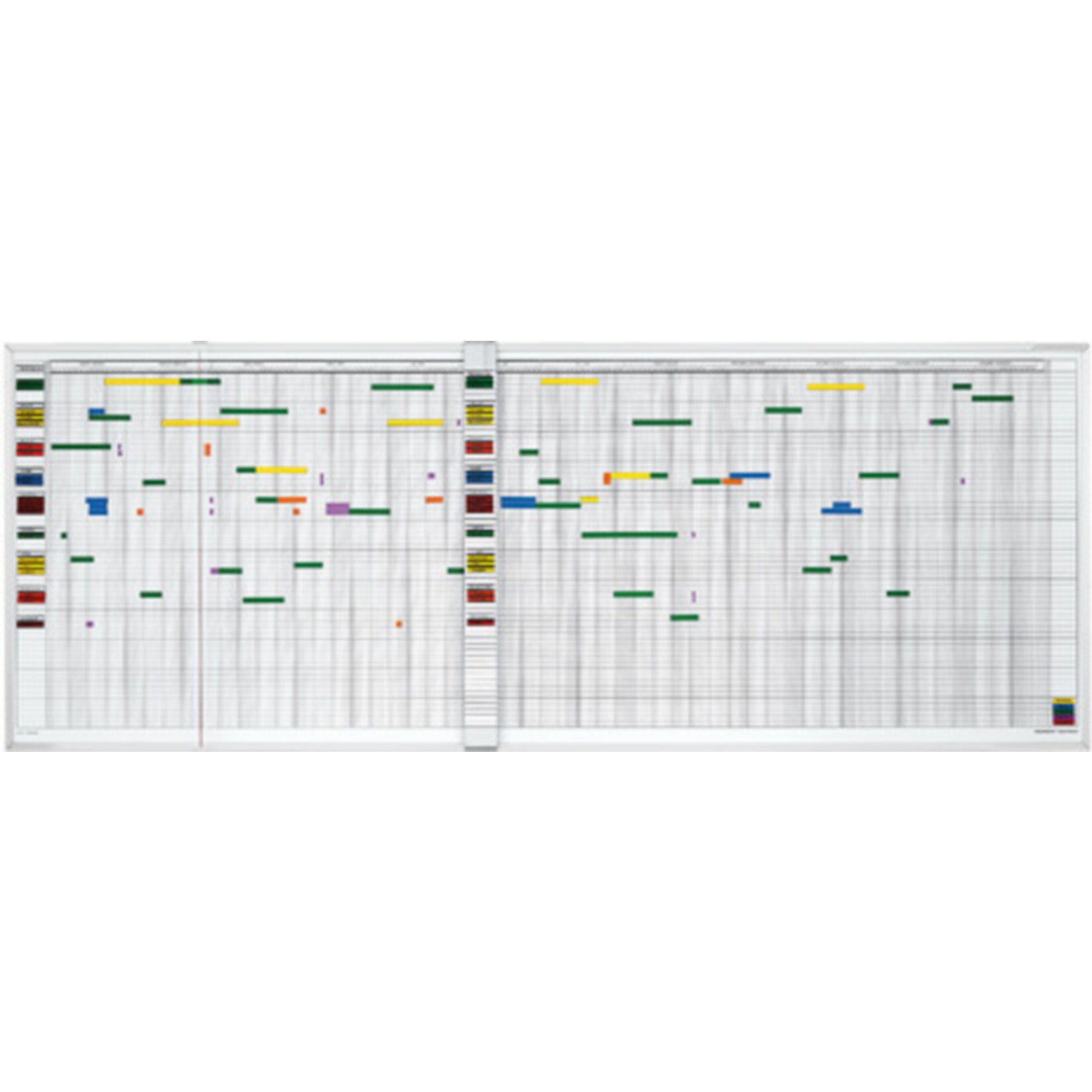 magnetoplan Aktivit&auml;ten- und Urlaubsplaner, 7-Tage-Woche - 45 Mitarbeiter - Bild 1