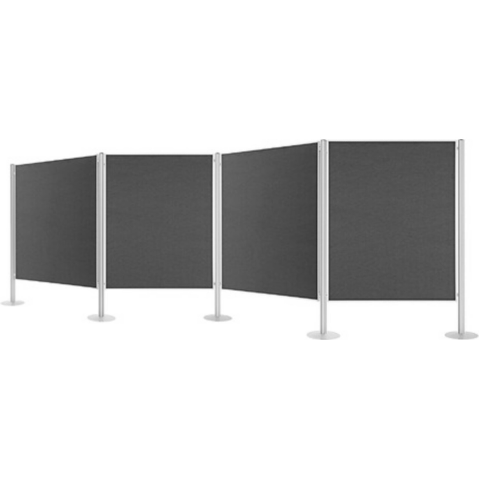 magnetoplan Pr&auml;sentationsw&auml;nde, station&auml;r - 5185 x 1800 mm - Bild 1