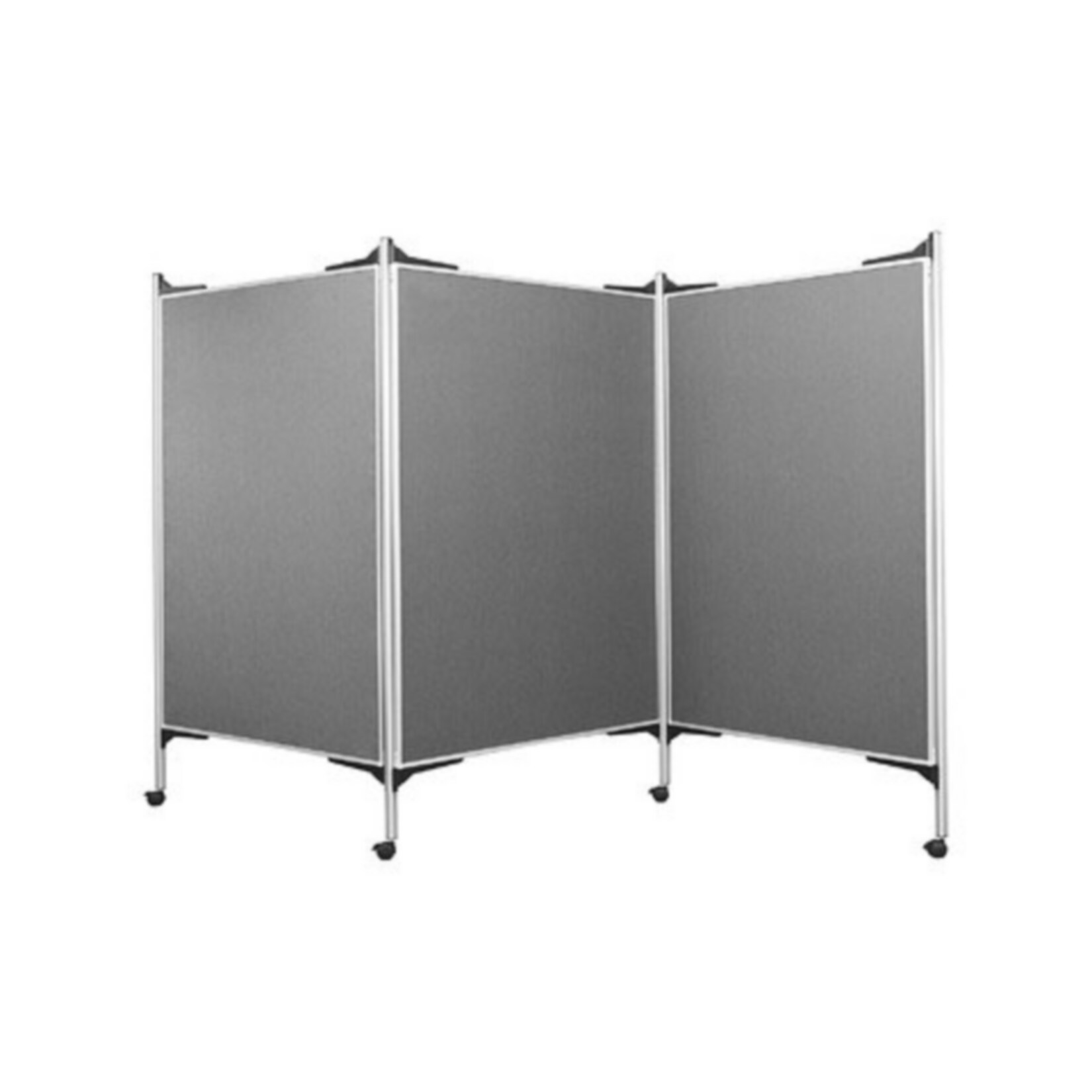 magnetoplan Pr&auml;sentationsw&auml;nde, mobil - 3x 1200 x 1500 mm - Bild 1