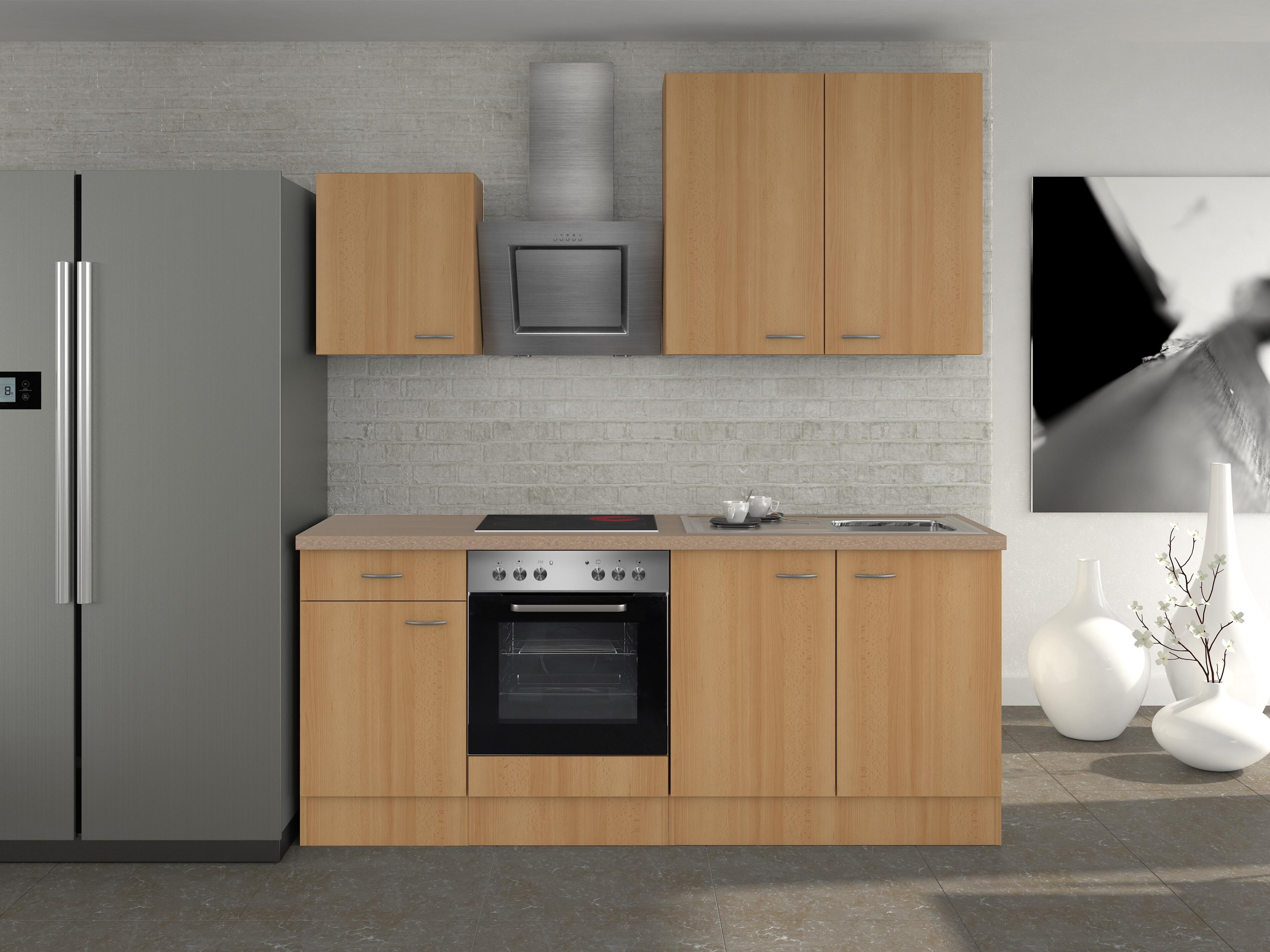 Flex-Well K&uuml;chenzeile 210 cm G-210-1601-010 Nano - Bild 1